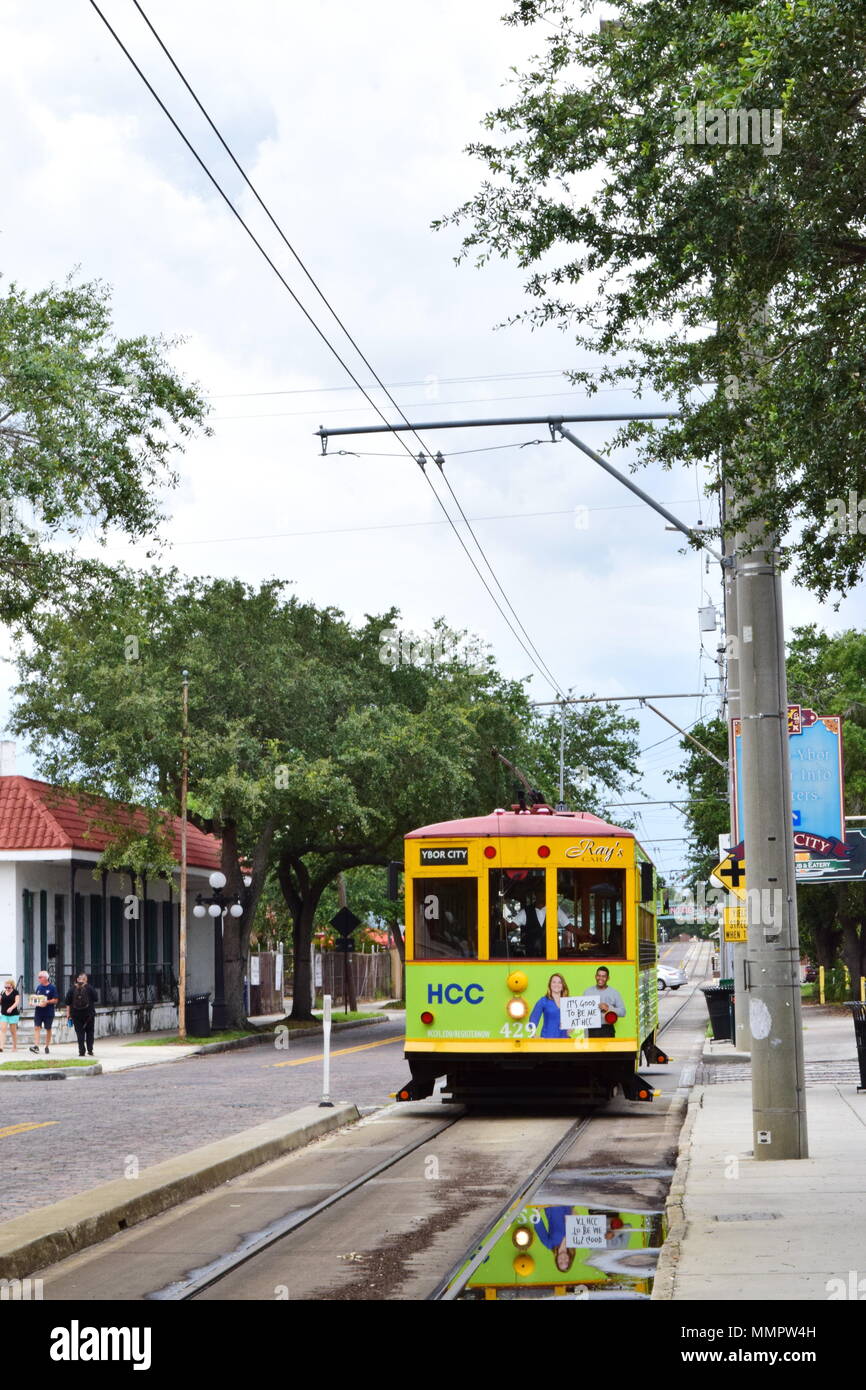 Downtown Ybor City in Tampa's oldest, historical neighborhood. Building
