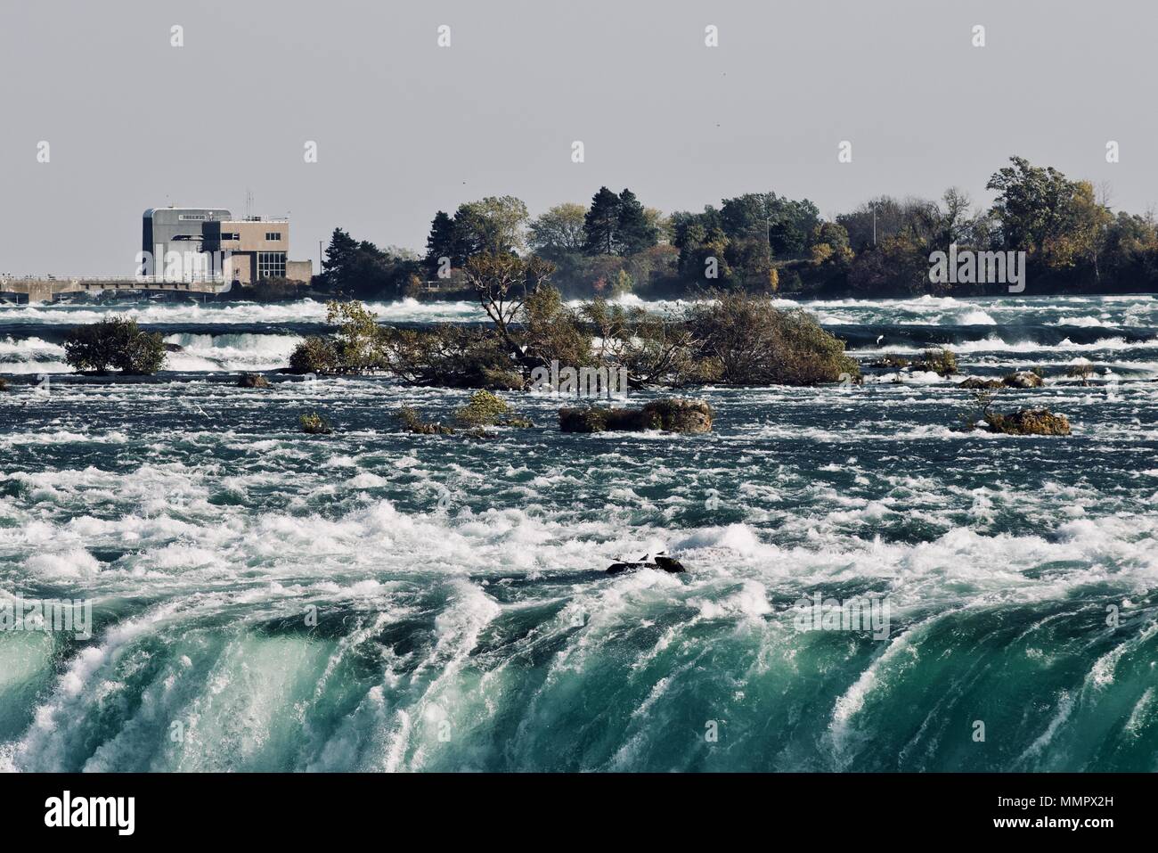 Isolated image of an amazing Niagara river Stock Photo