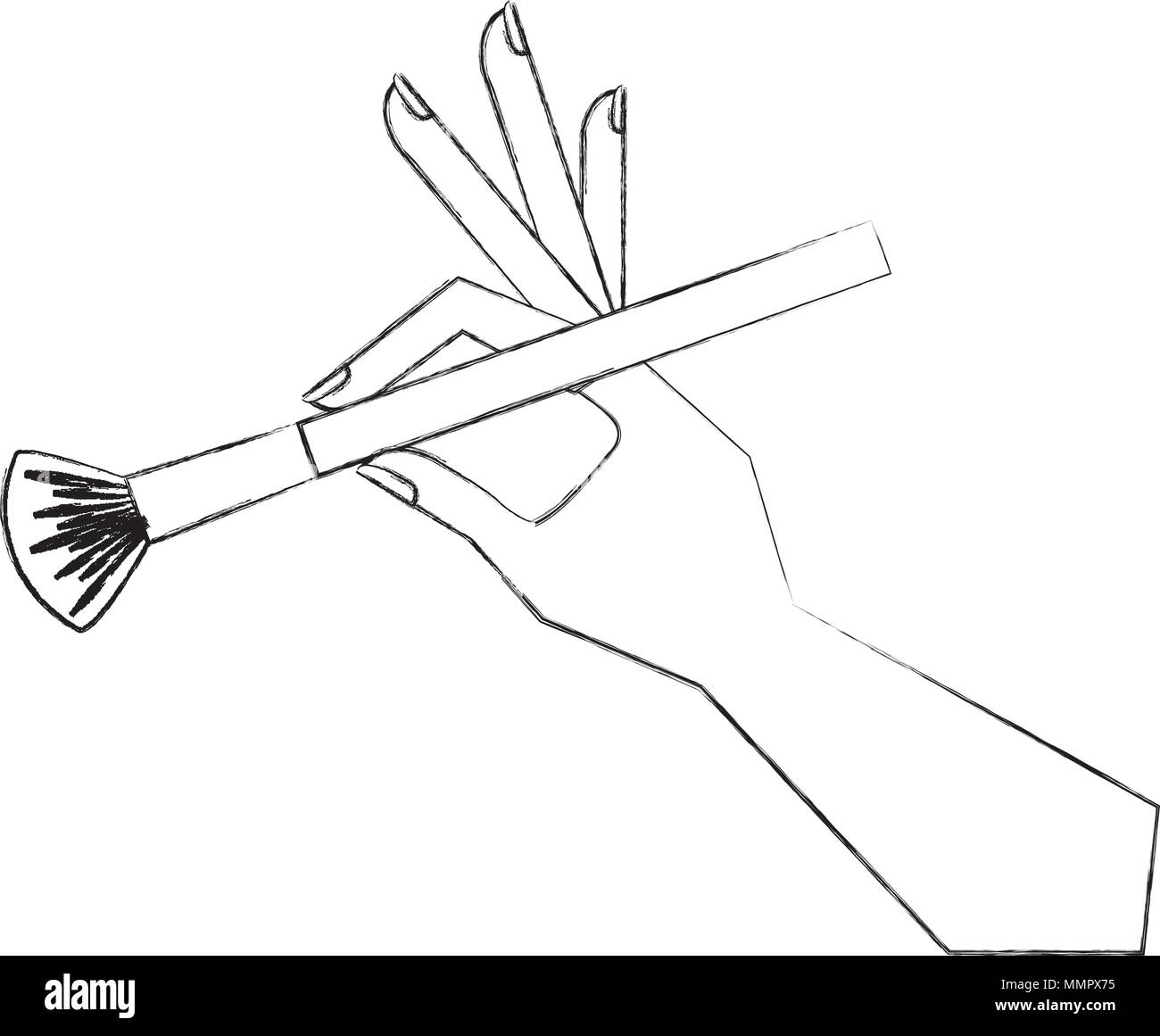 Makeup artist profession Stock Vector Images Alamy