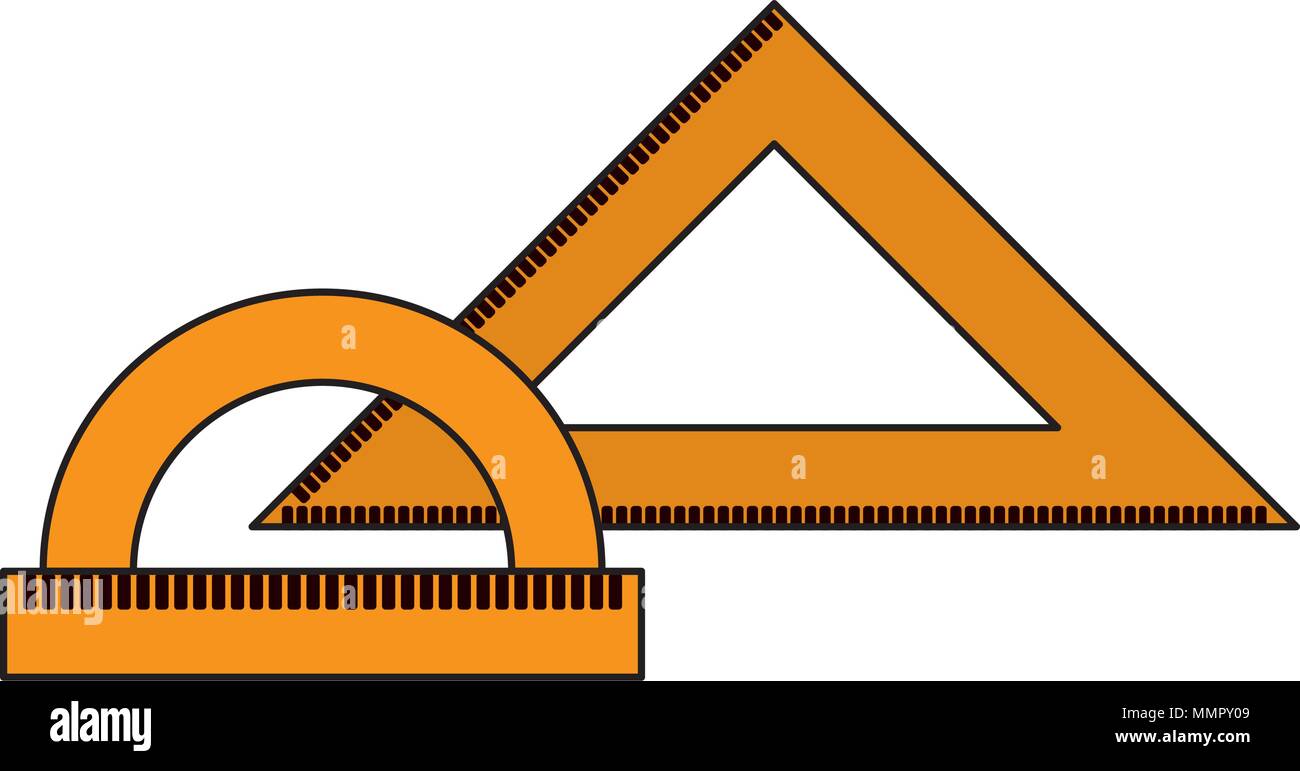 set rules to measure isolated icon vector illustration design Stock ...