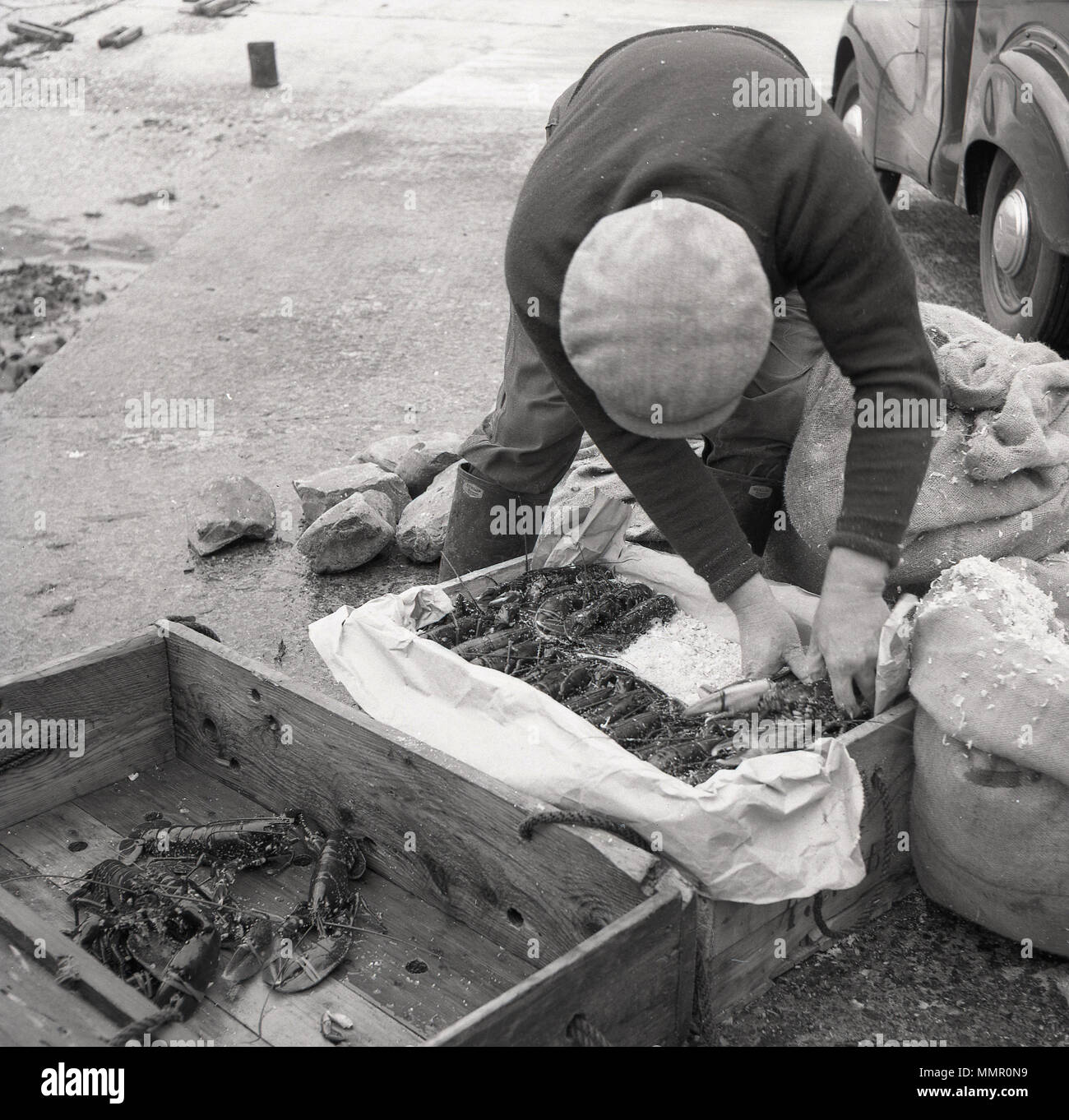 1950s fisherman hi-res stock photography and images - Alamy