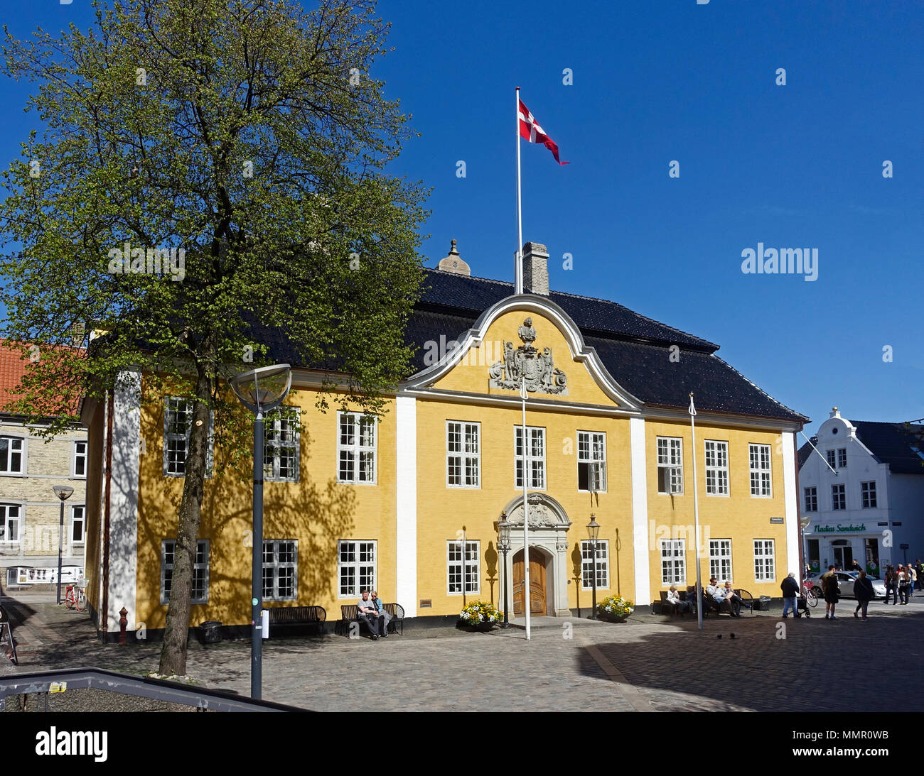 Aalborg Raadhus (town hall) in centre of Aalborg Jutland Denmark Europe ...