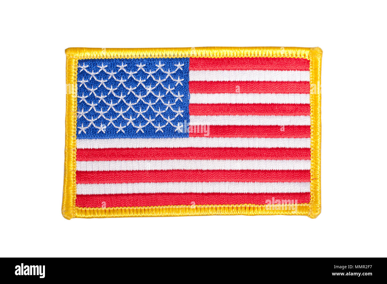 US FLAG  uniform badge Stock Photo