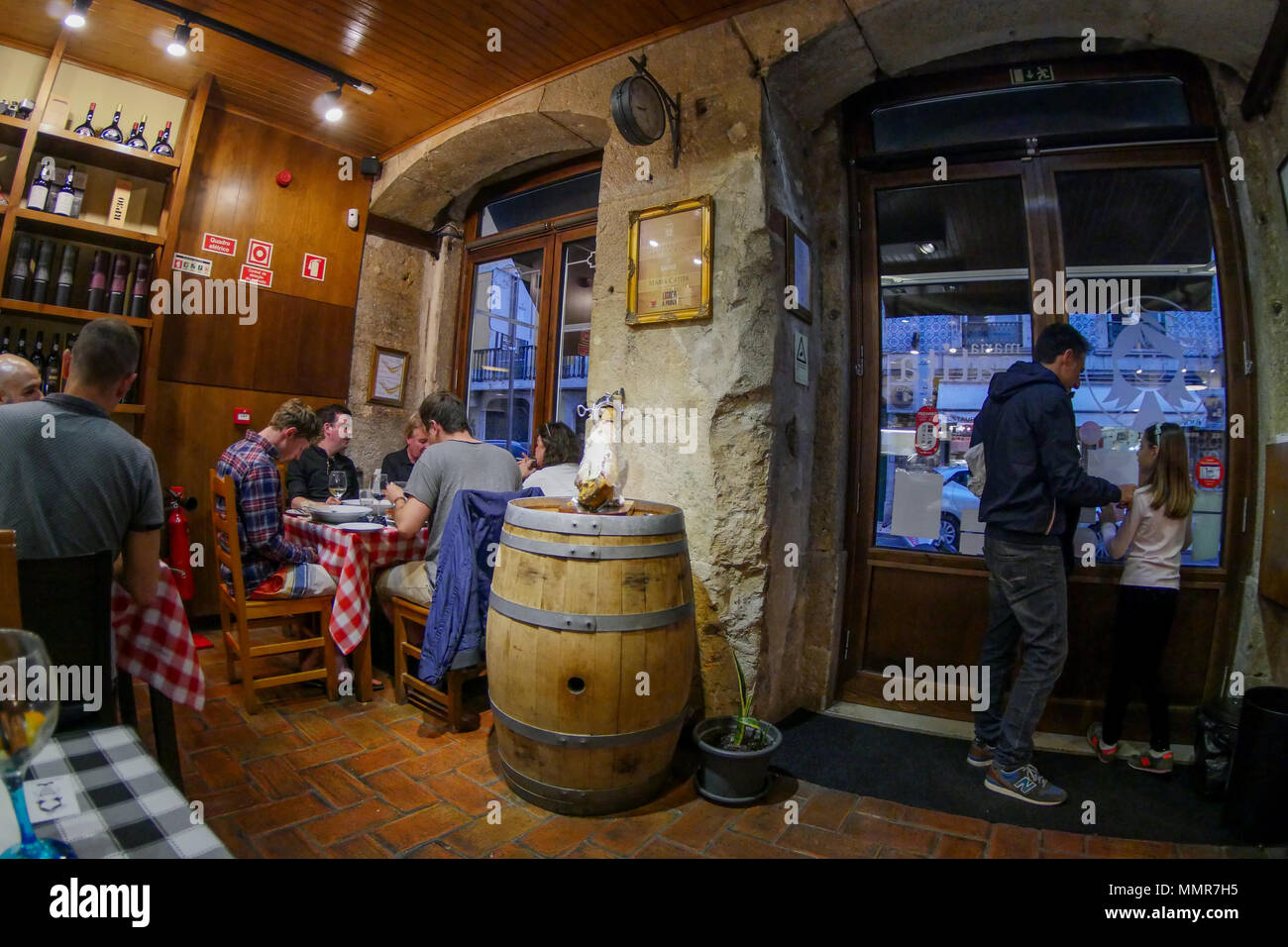 Traditional Portuguese restaurant, Mouraria district, Lisbon, Portugal