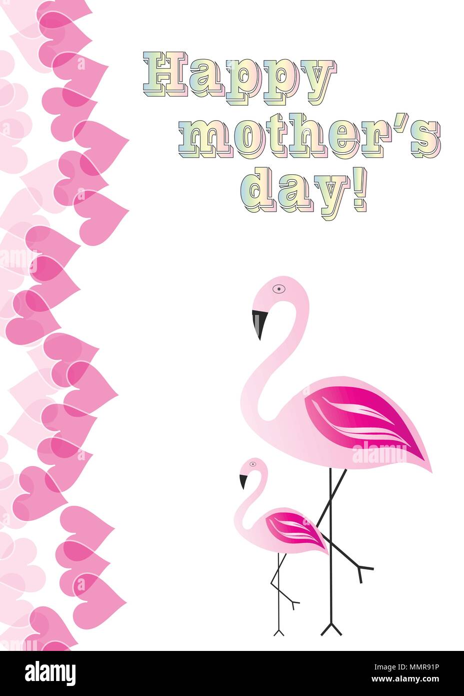 Vivid Flamingo Mothers Day Card Moment Photography Vivid Flamingo Mothers Day Card Moment Photography