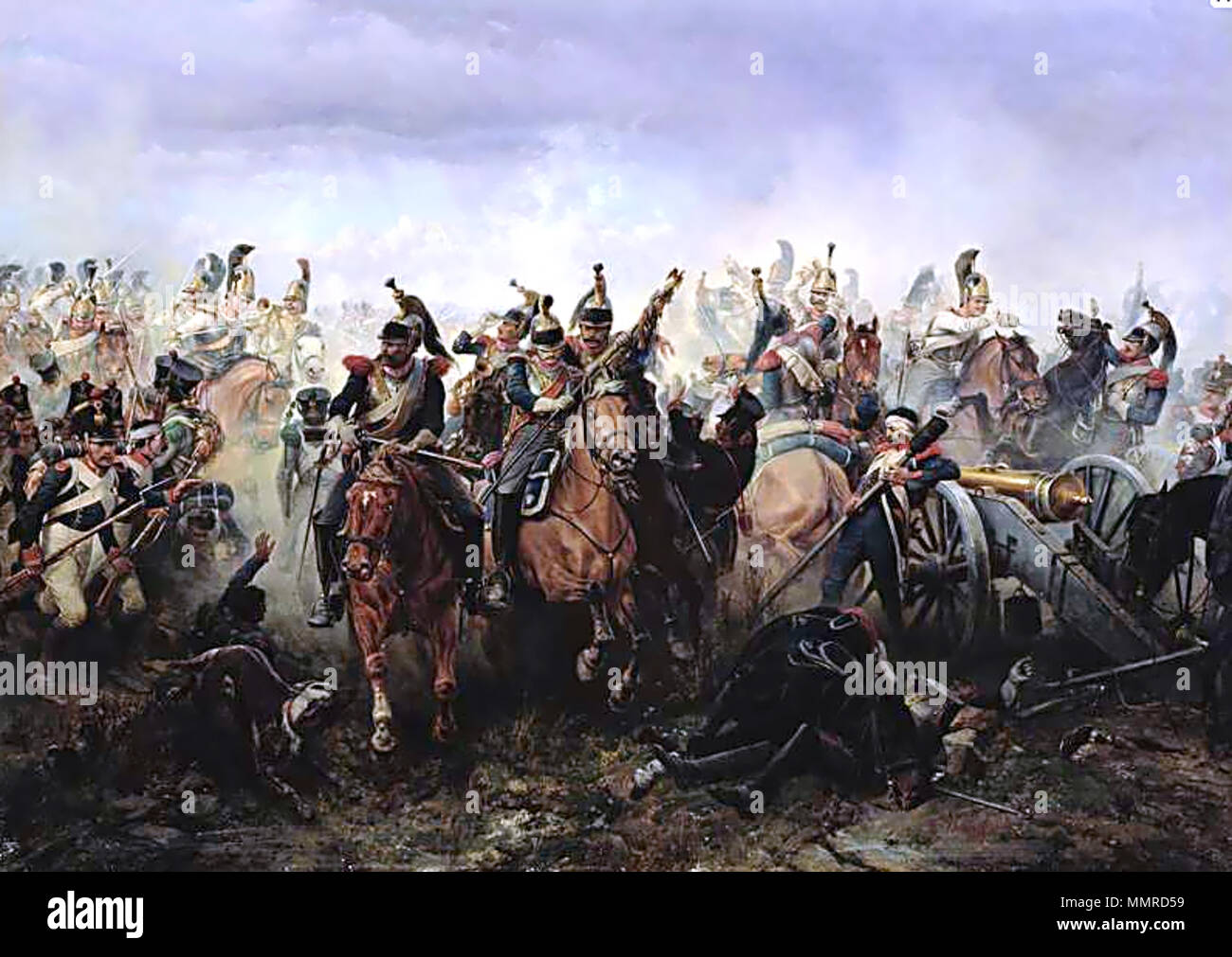Battle of La Fère-Champenoise 1814 Stock Photo