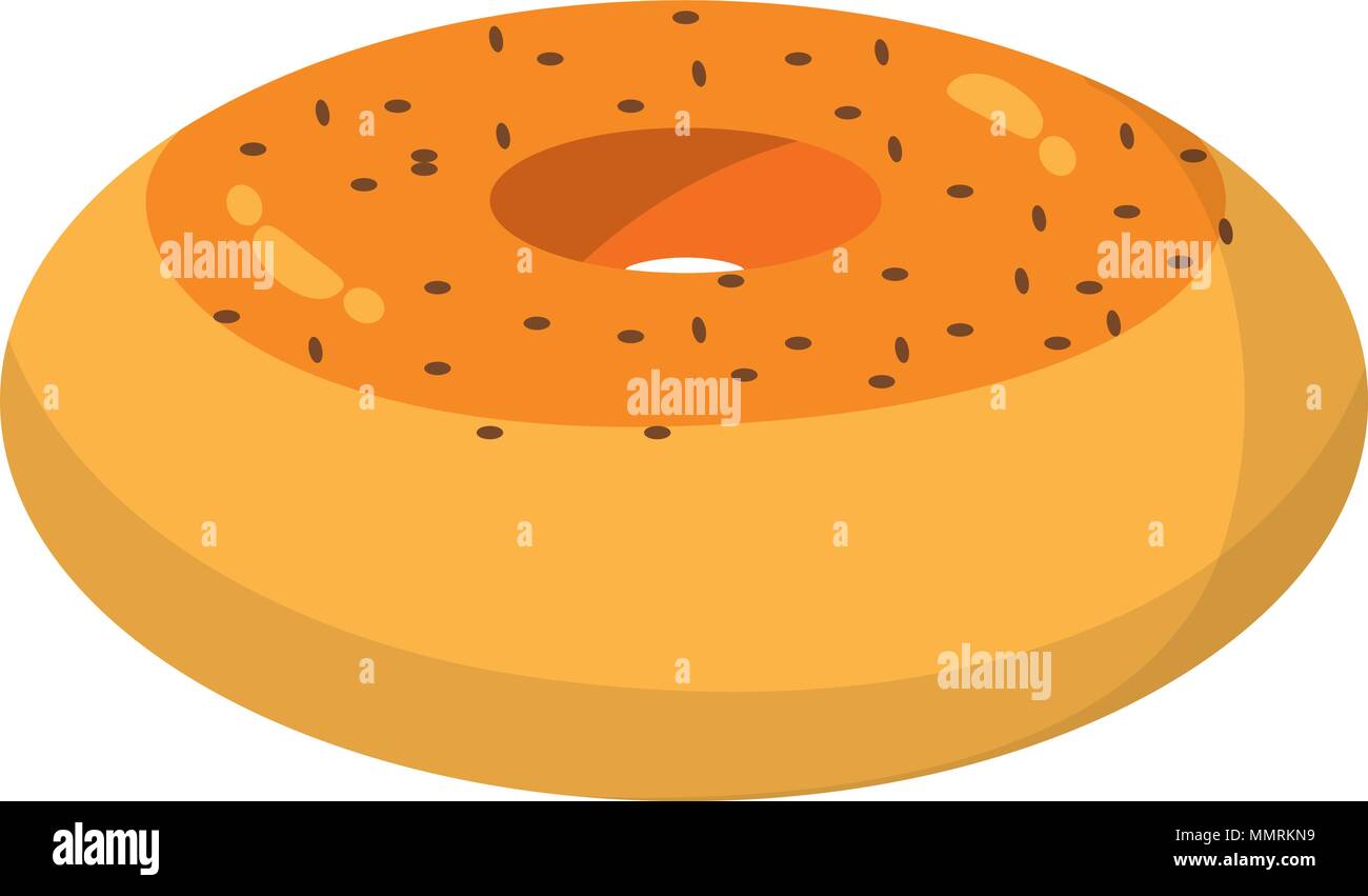 delicious bagel fresh bread food Stock Vector Image & Art - Alamy