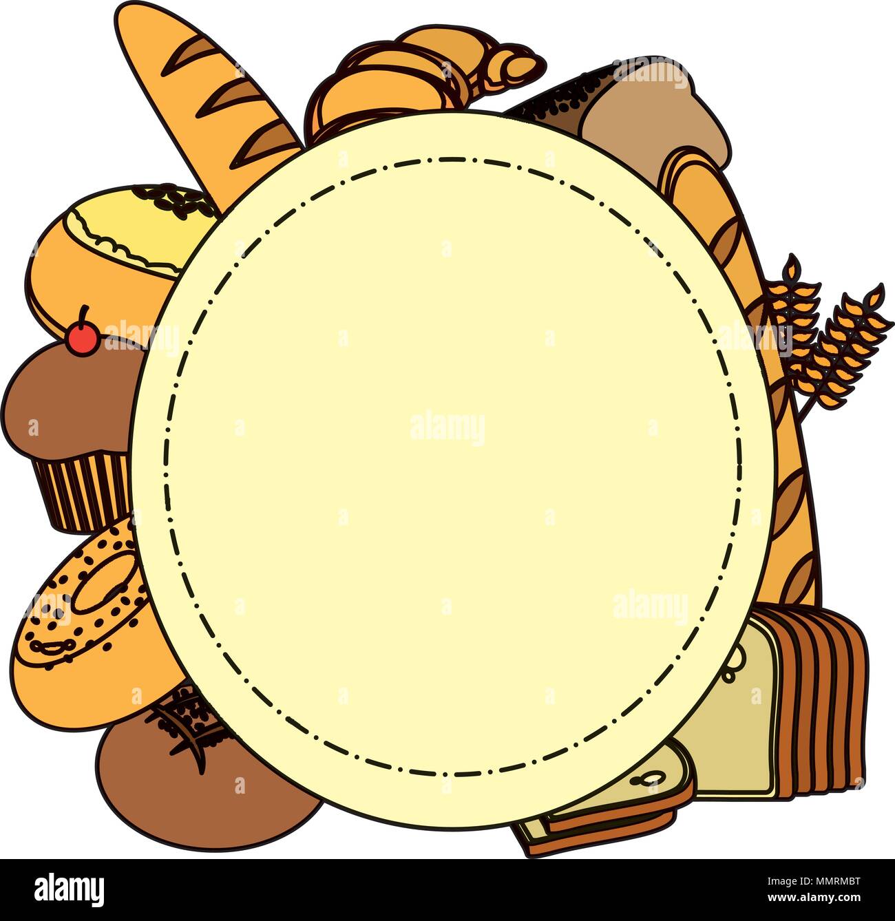 Whole food roll Stock Vector Images - Alamy