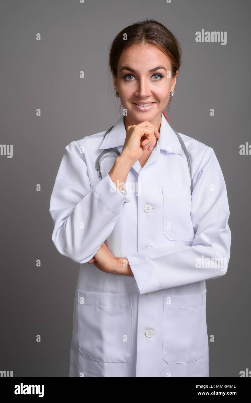 Woman background doctor hi-res stock photography and images - Alamy