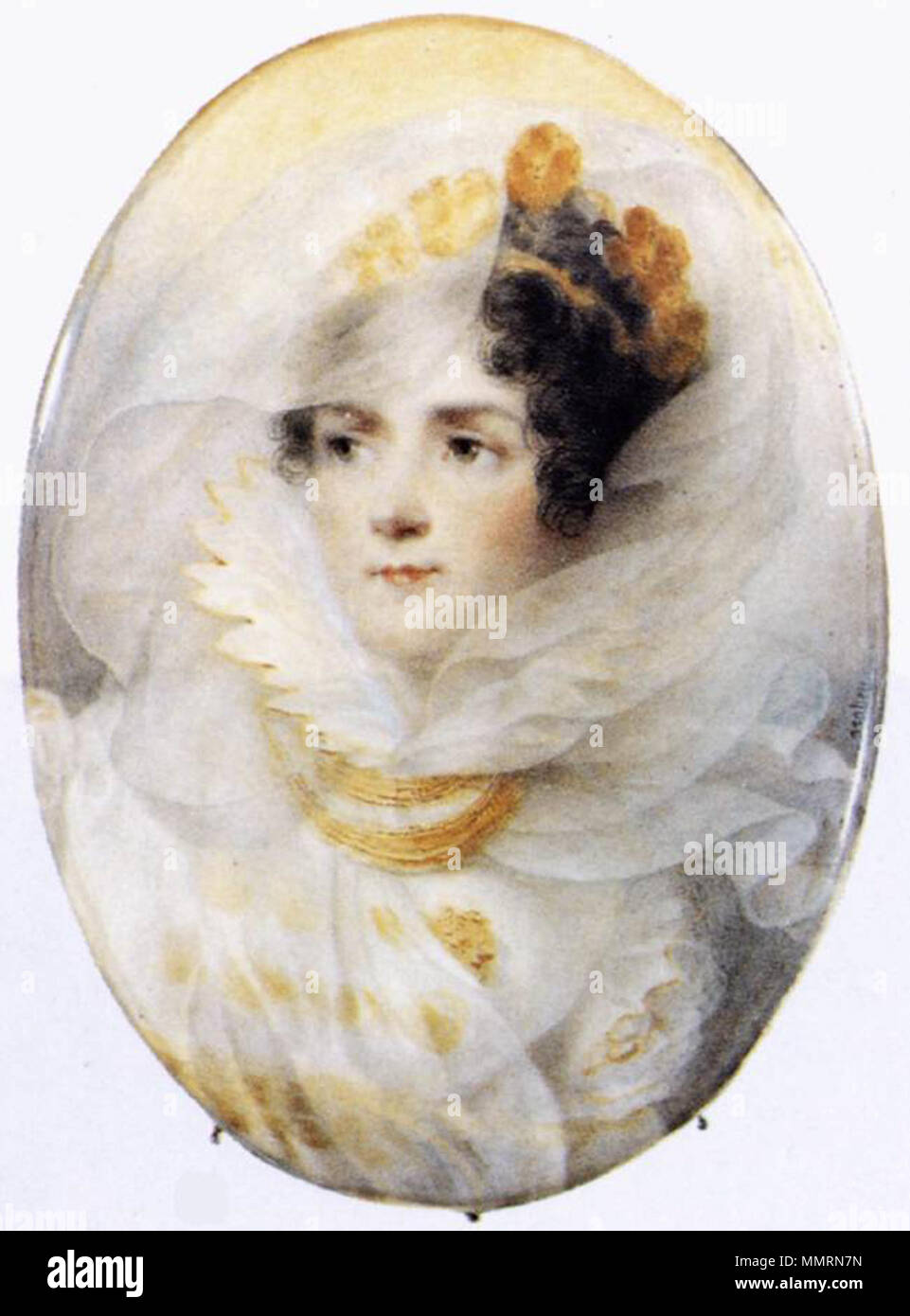 English: The Empress Josephine . circa 1808. Jean-Baptiste Isabey - The Empress Josephine - WGA11867 Stock Photo