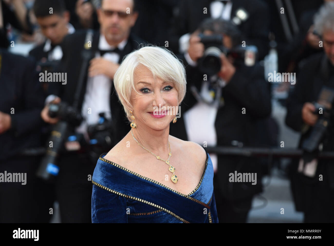 May 12, 2018 - Cannes, France: Helen Mirren attends the 'Girls of The Sun' premiere during the 71st Cannes film festival. Credit: Idealink Photography/Alamy Live News Stock Photo