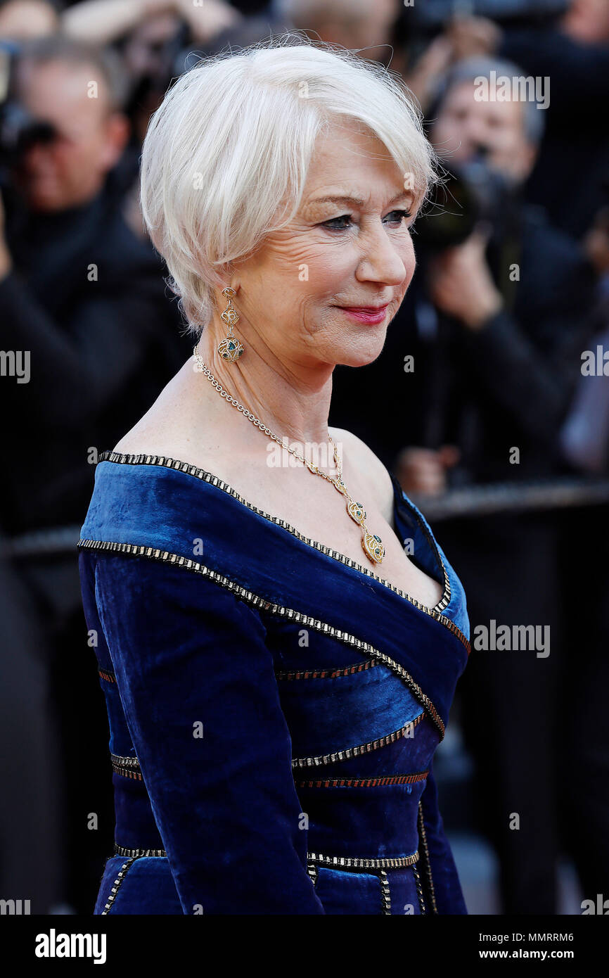 Helen Mirren at the 'Girls Of The Sun (Les Filles Du Soleil)' premiere during the 71st Cannes Film Festival at the Palais des Festivals on May ZZZ, 2018 in Cannes, France. Credit: John Rasimus/Media Punch ***FRANCE, SWEDEN, NORWAY, DENARK, FINLAND, USA, CZECH REPUBLIC, SOUTH AMERICA ONLY*** Stock Photo