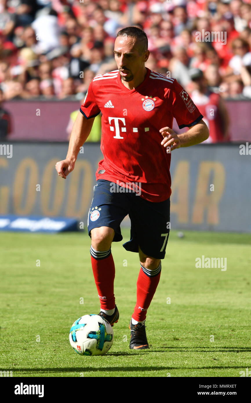 Franck Ribery Fc Bayern Munich Action Single Action Single Shot Cut Out Full Body Whole Figure Football 1 Bundesliga 34 Matchday Matchday34 Bayern Munich M Vfb Stuttgart S 1 4 On May 12
