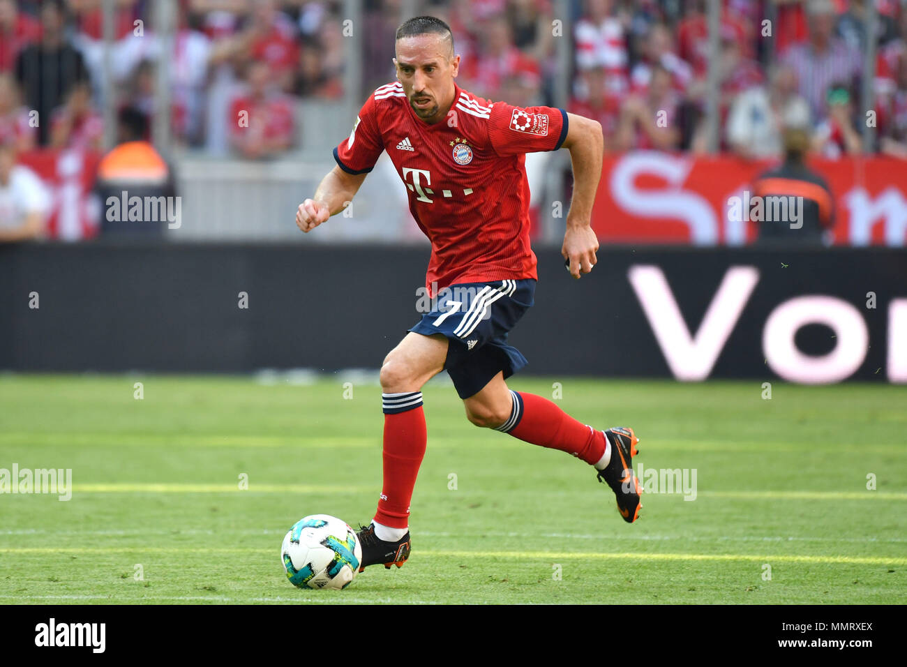 Franck Ribery Fc Bayern Munich Action Single Action Single Shot Cut Out Full Body Whole Figure