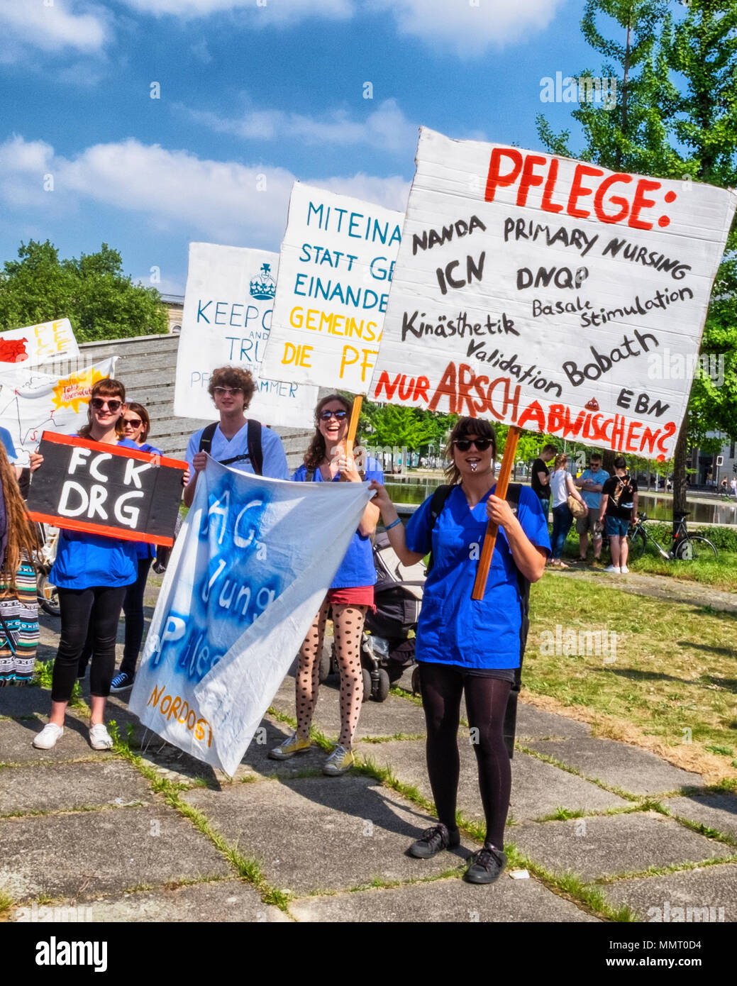Germany Berlin Mitte 12th May 2018 Walk For Care
