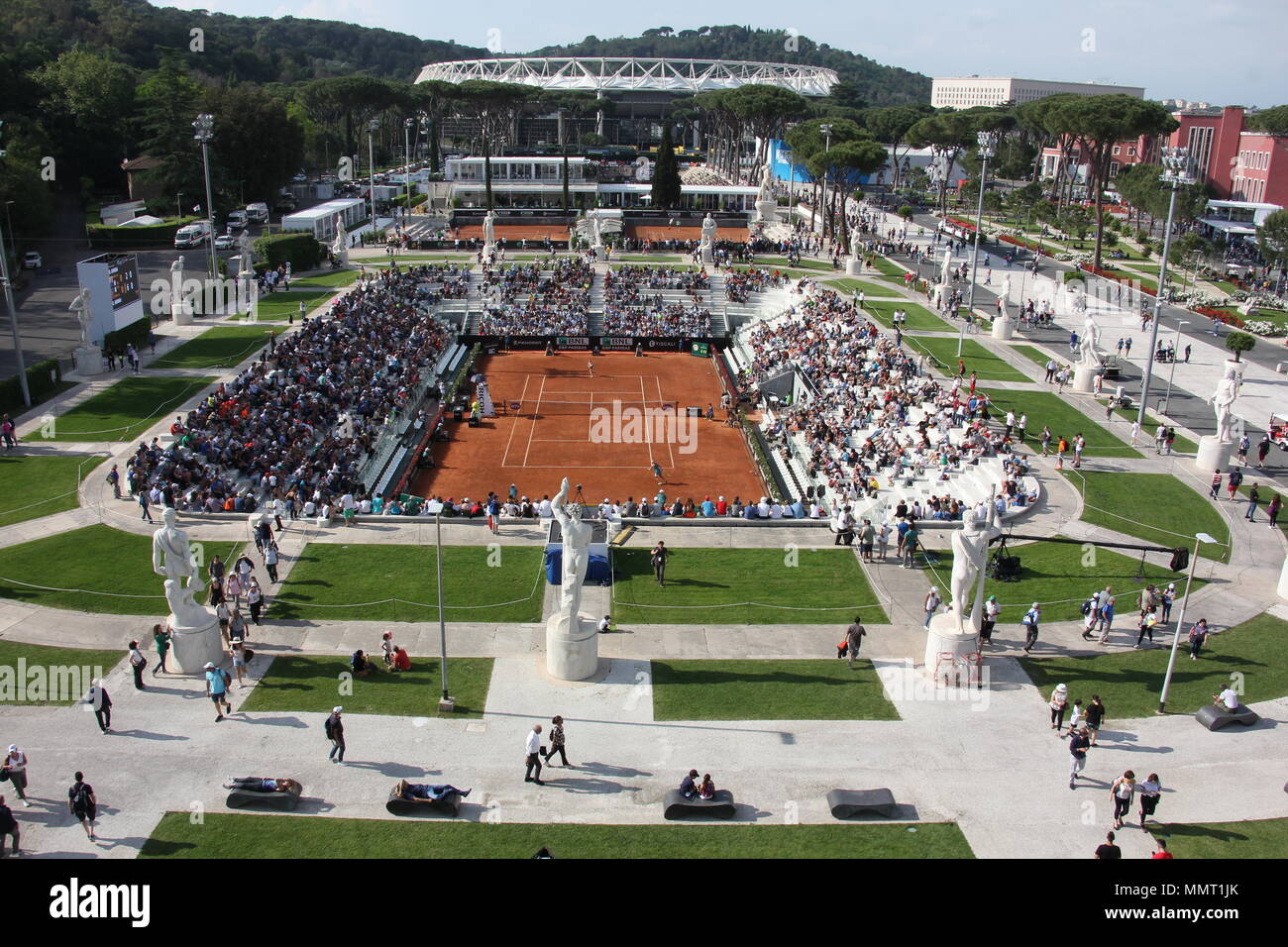 Rome, Italy. 12th May, 2018. Scenes at the ATP World Tour Masters 1000 Rome  tennis tournament at the Foro Italico in Rome Credit: Gari Wyn  Williams/Alamy Live News Stock Photo - Alamy