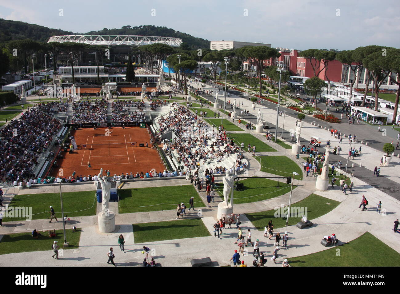 Rome, Italy. 12th May, 2018. Scenes at the ATP World Tour Masters 1000 Rome  tennis tournament at the Foro Italico in Rome Credit: Gari Wyn  Williams/Alamy Live News Stock Photo - Alamy