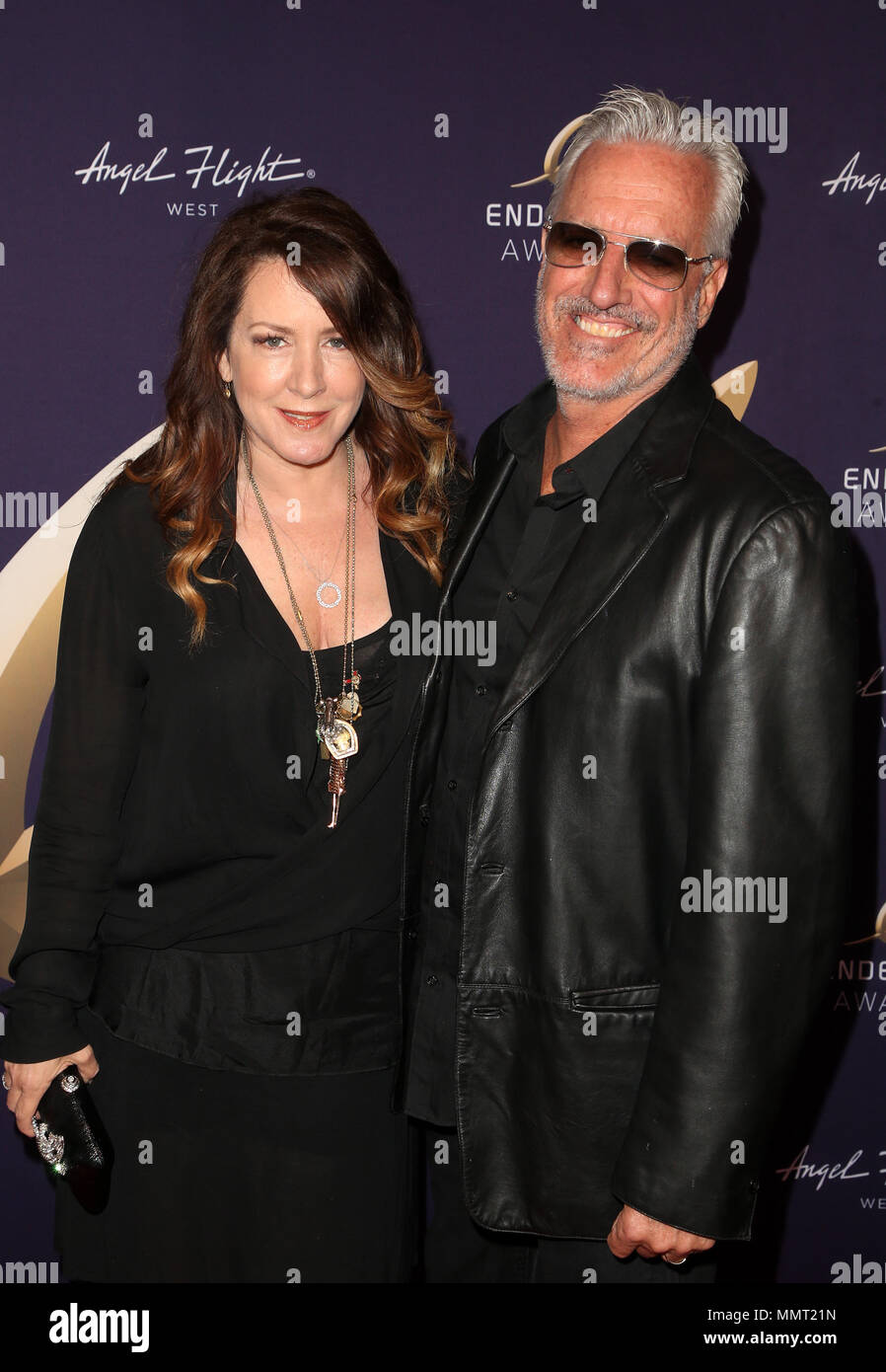 LOS ANGELES, CA - MAY 12: Joely Fisher, Christopher Duddy, at 5th