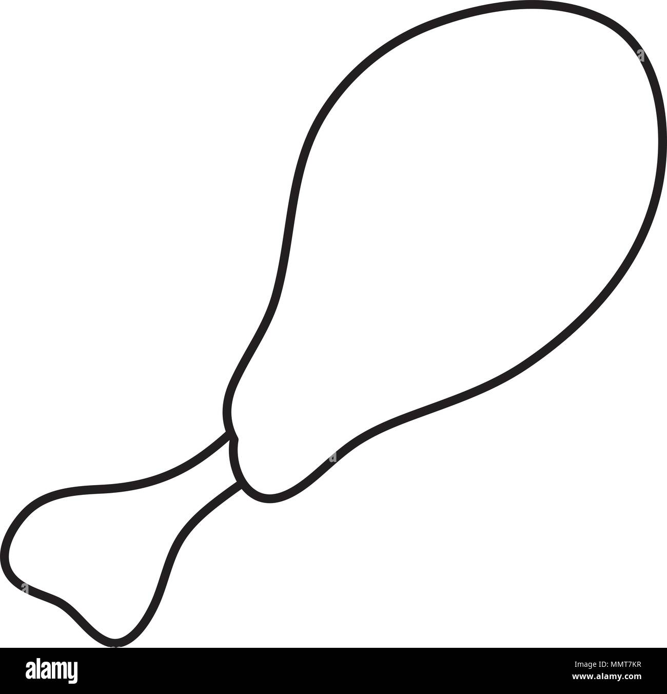 line roast chicken thigh meal nutrition Stock Vector Image & Art Alamy