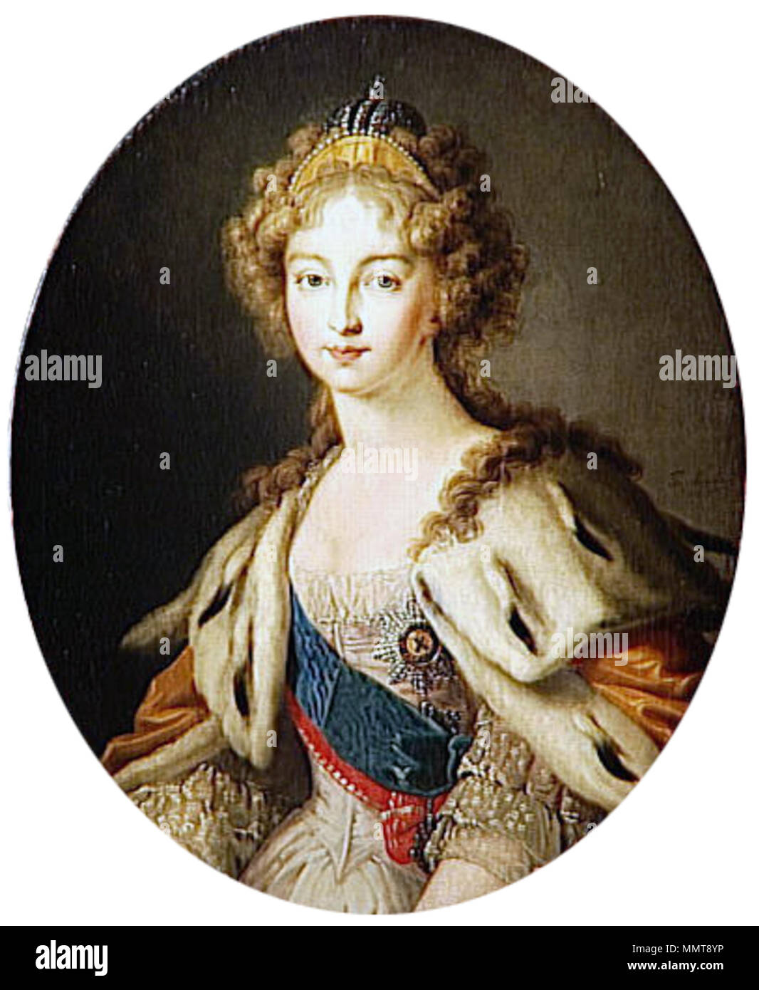 . Portrait of Elisabeth Alexeievna Tsarina of Russia Elizaveta ...