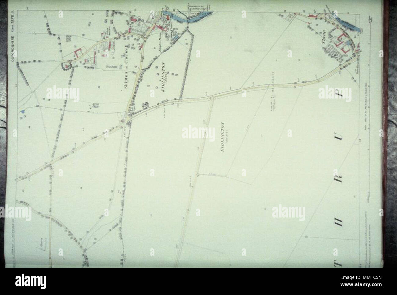Os Map 1 2500 Ordnance Survey Map, 25 Inches, 1St Edition; Scale 1: 2,500. Left Half Of  The Sheet: Campsfield Farm And Fields, Nw Of Kidlington [Oxfordshire Sheet  Xxvii.5: Hampton Gay, Bladon, Kidlington & Shipton-On-Cherwell