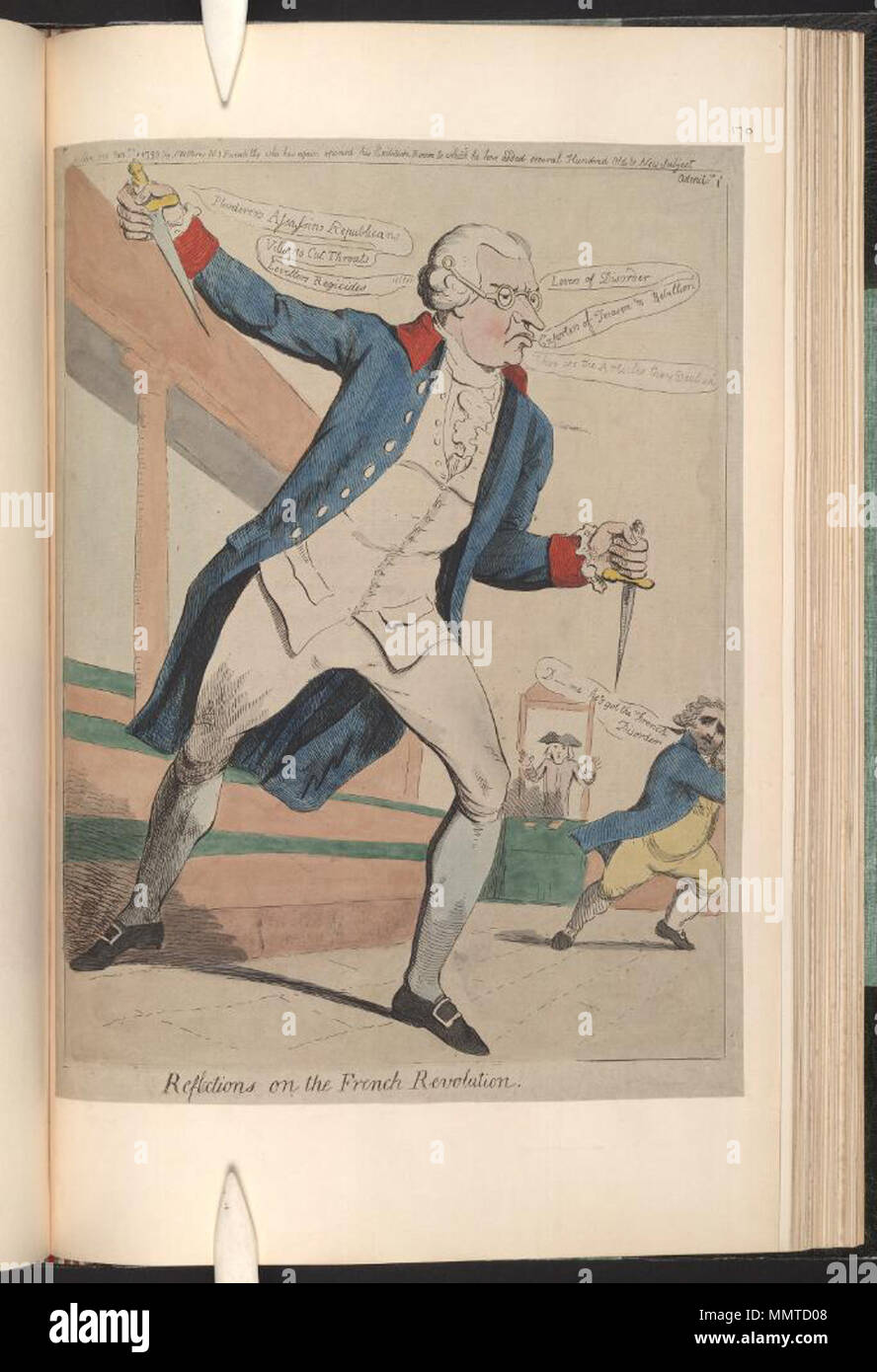 French Revolution Political Cartoon High Resolution Stock Photography