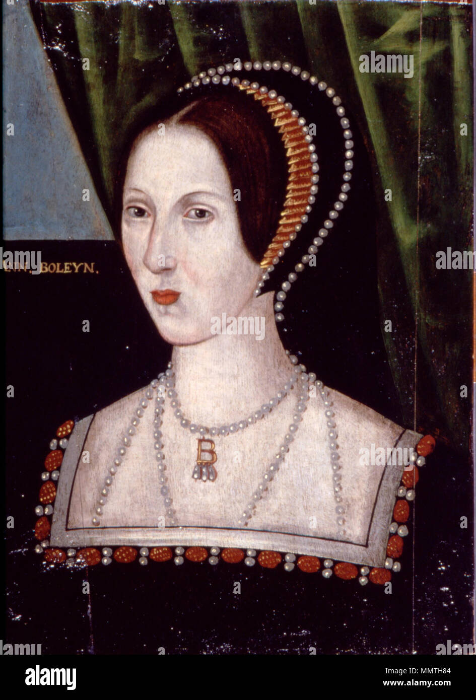 Queen Anne Boleyn. Before 1626. British - Queen Anne Boleyn - Google Art Project Stock Photo