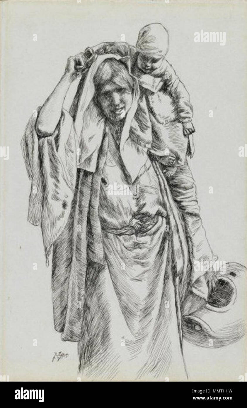 A Typical Woman of Jerusalem. between 1886 and 1889. Brooklyn Museum - A Typical Woman of Jerusalem - James Tissot Stock Photo