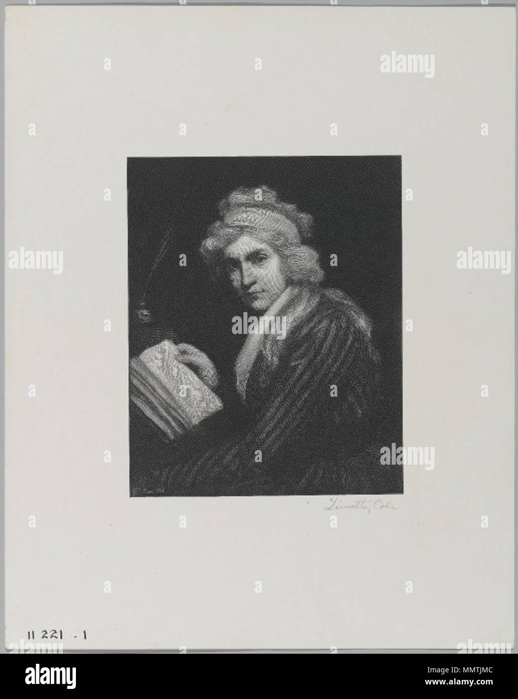 Mary Wollstonecraft. circa 1898. Brooklyn Museum - Mary Wollstonecraft - Timothy Cole Stock Photo