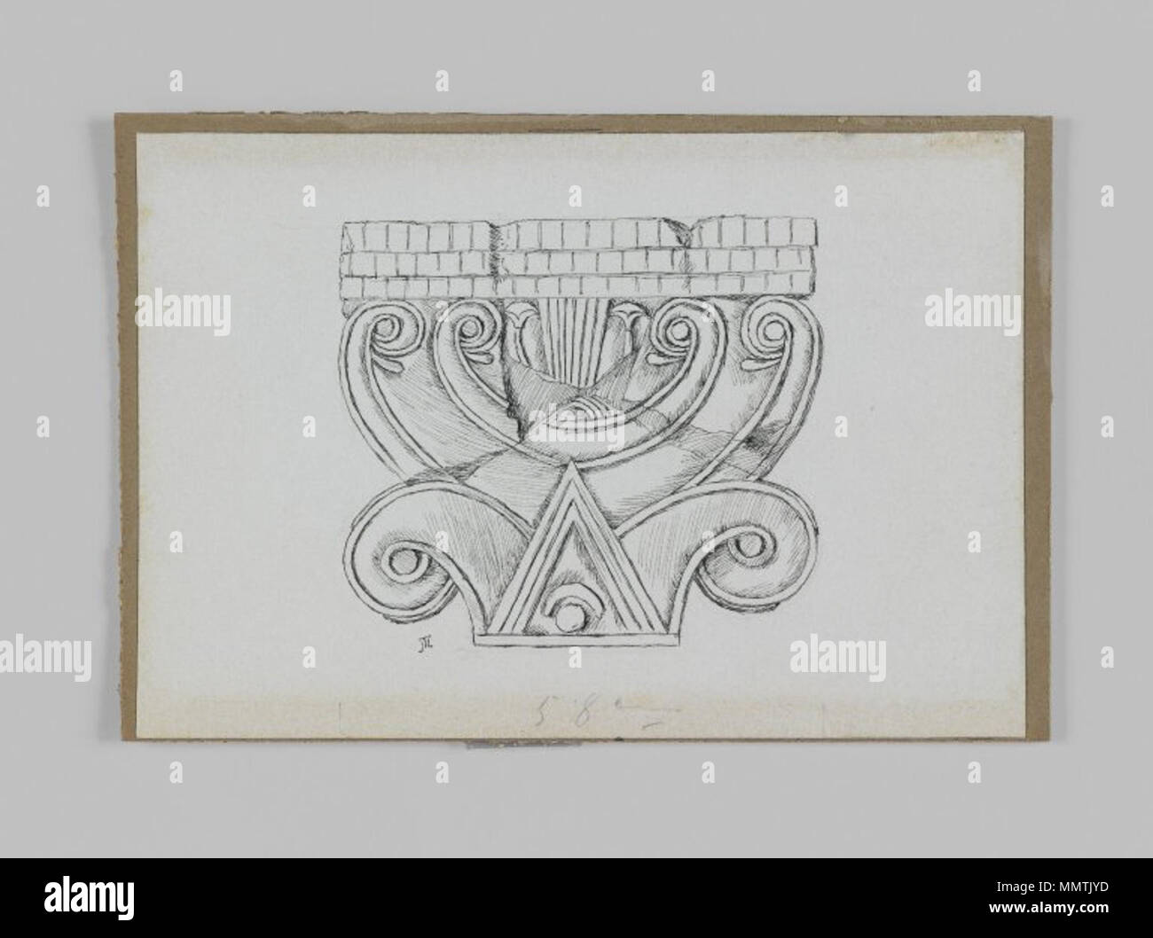 Phoenician Capital. between 1886 and 1889. Brooklyn Museum - Phoenician Capital - James Tissot - 2 Stock Photo