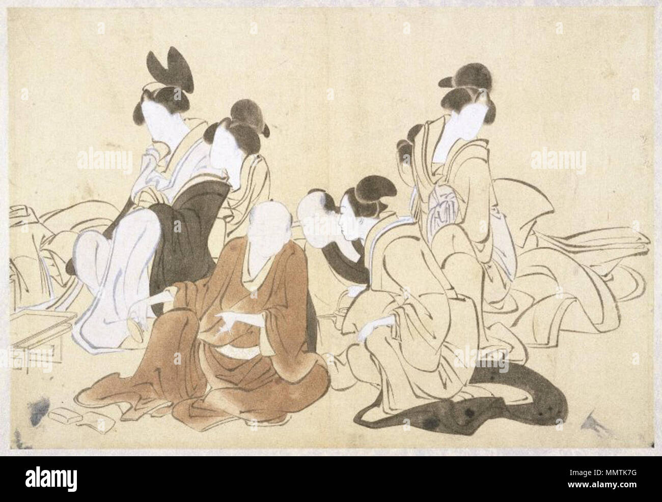 Sketch. 19th century. Brooklyn Museum - Sketch - Kawanabe Kyosai Stock Photo