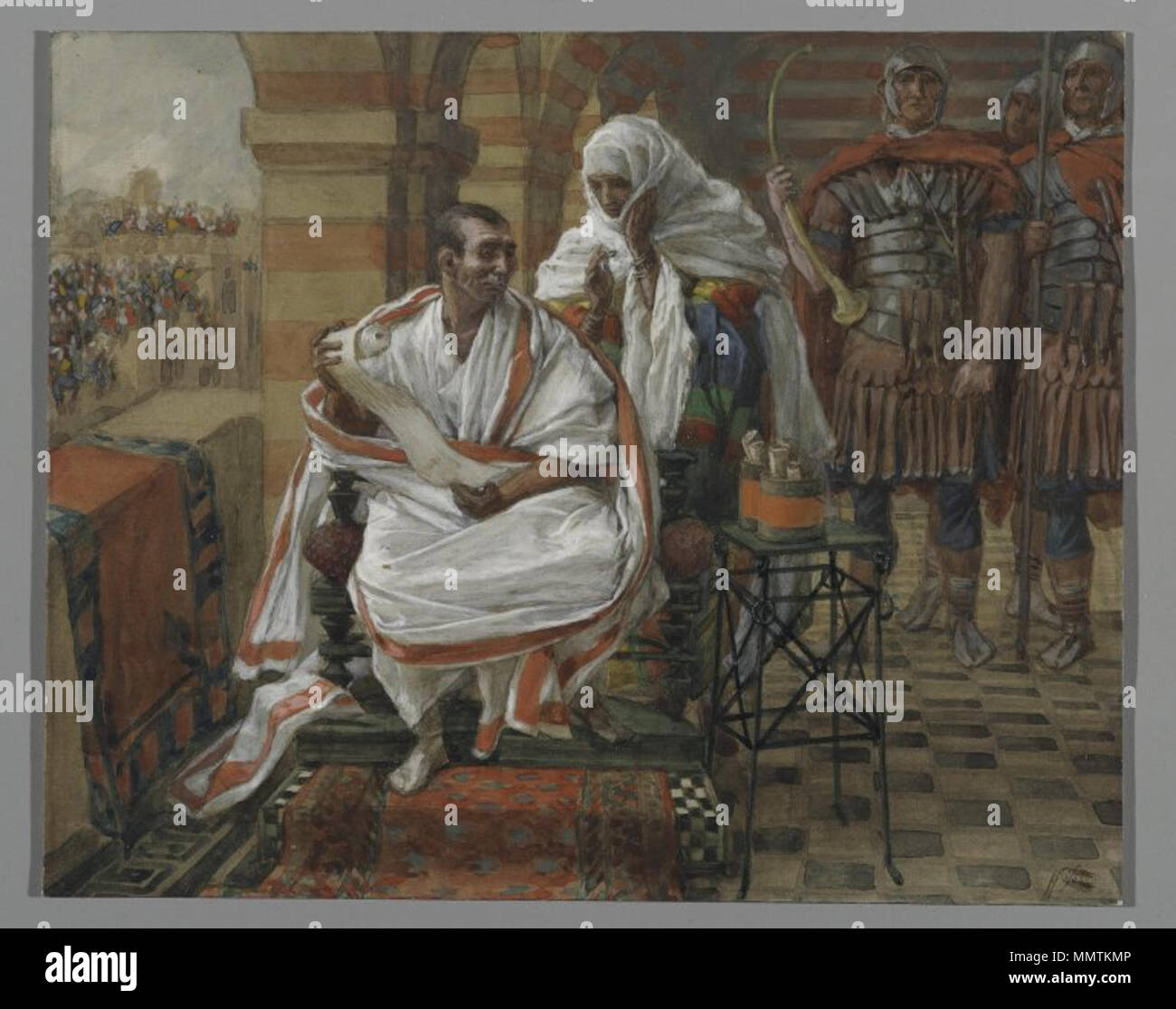 The Message of Pilate's Wife. Pilate. between 1886 and 1894. Brooklyn