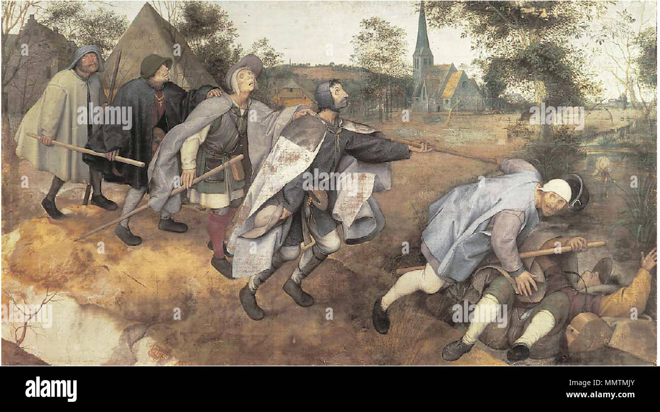 . der Blindensturz Brueghel Blinde Stock Photo