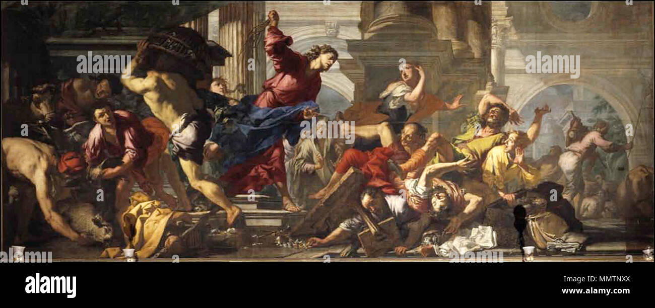 Cacciata Dei Mercanti Dal Tempio . Italiano: Cacciata dei mercanti dal Tempio Cacciata dei mercanti dal