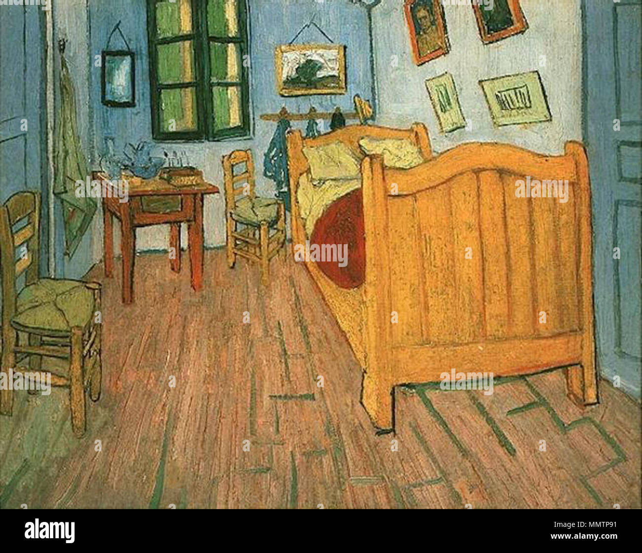 Deutsch: Vincents Schlafzimmer in Arles English: Vincent's Bedroom in Arles  Italiano: Camera da Letto . October 1888. Camera da Letto Vincent van Gogh  Stock Photo - Alamy