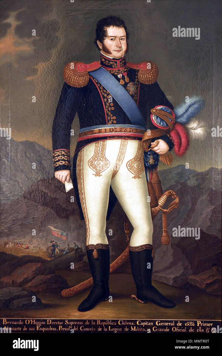 Capitán General Bernardo O'Higgins Riquelme Stock Photo