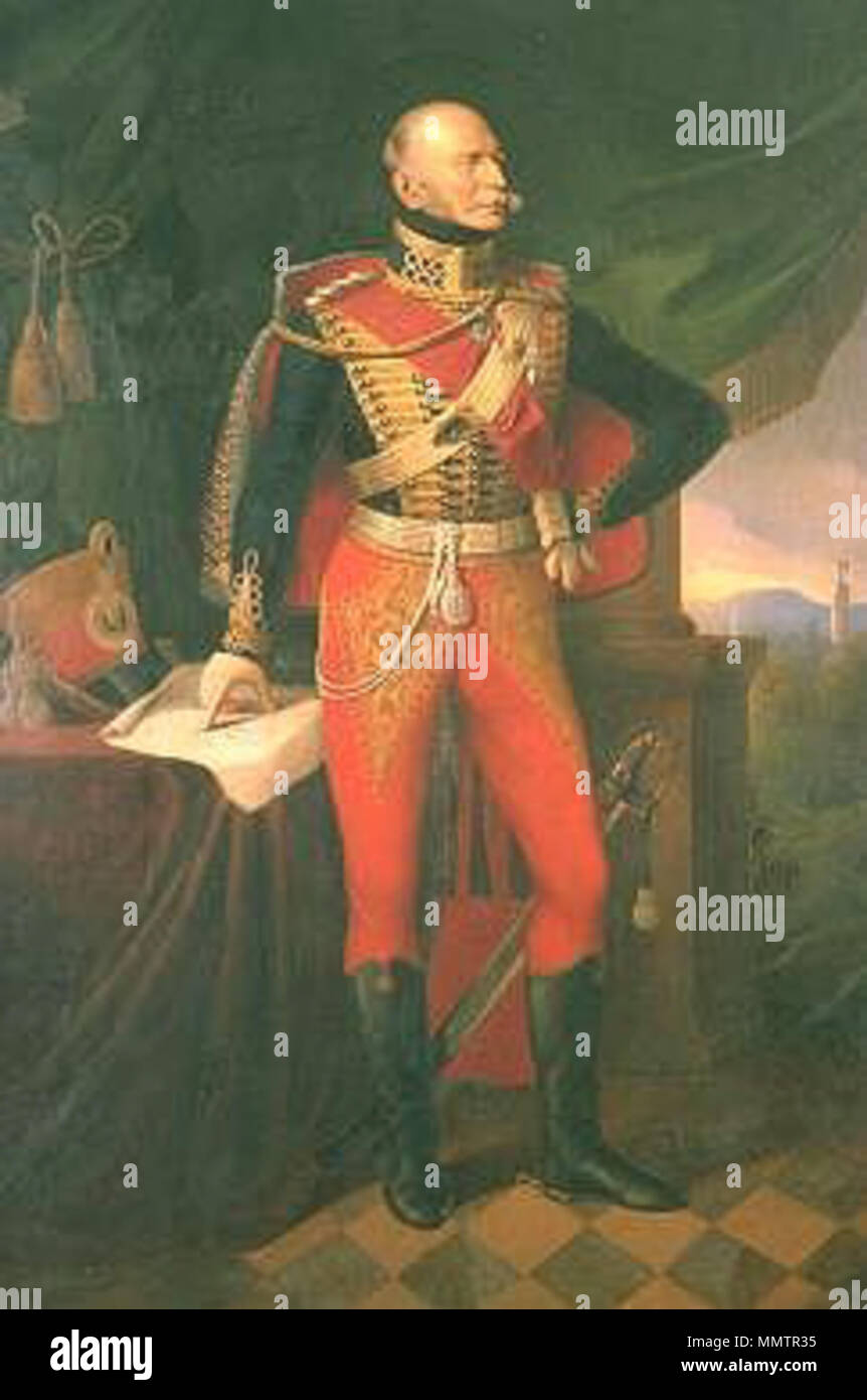 Portrait of Ernest Augustus I of Hanover (1771-1851). 19th century. ErnstAugustK Stock Photo