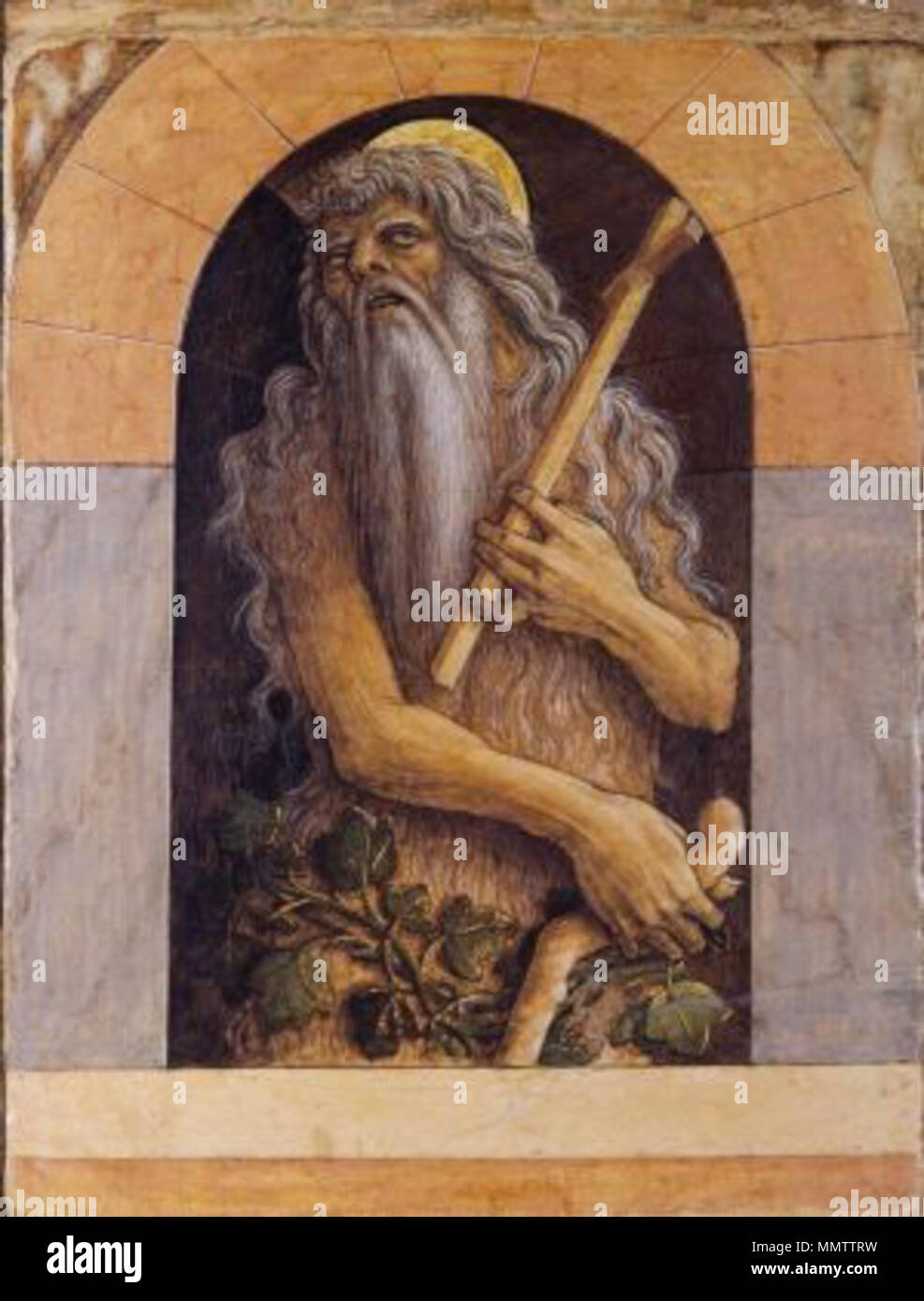 . Carlo crivelli, sant'onofrio  . 1490s. Carlo crivelli, sant'onofrio Stock Photo
