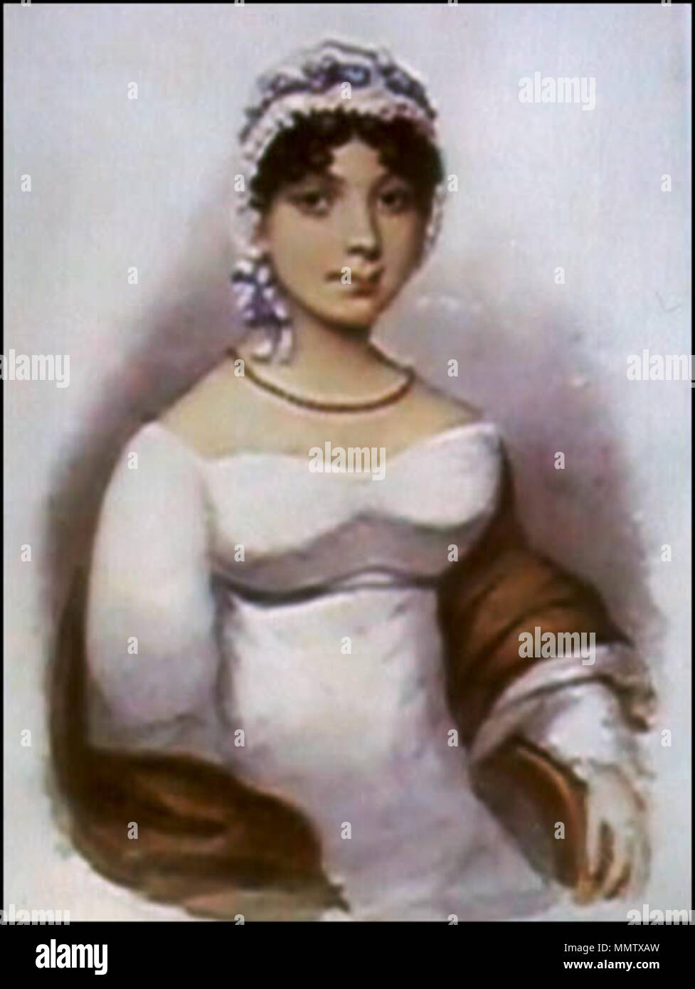 . English: Cassandra Austen (1773-1845), English painter and sister of the novelist Jane Austen  . 5 December 2013, 01:36:03. Unknown Cassandra Austen Stock Photo