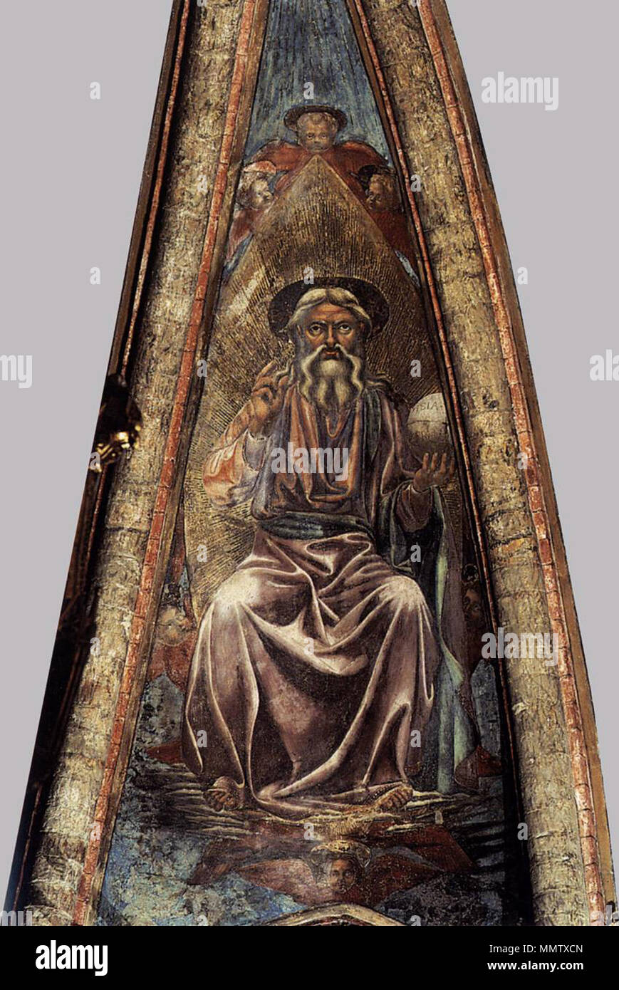 English God The Father 1442 Andrea Del Castagno God The Father 