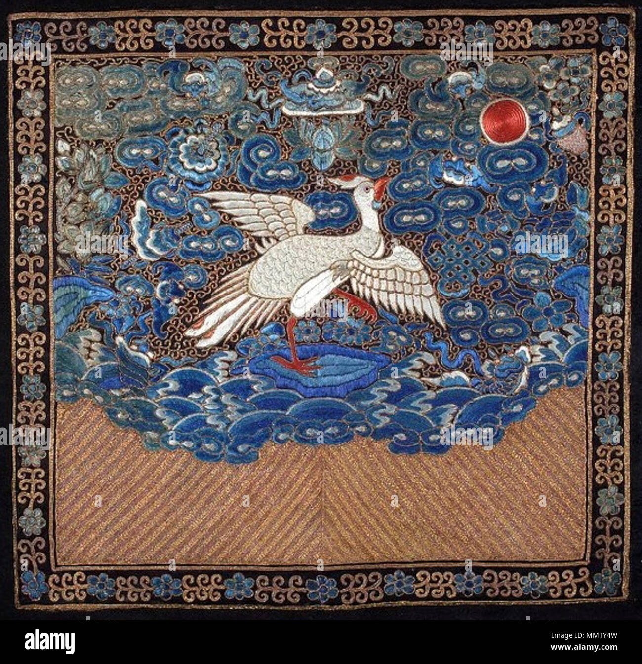 Mandarin square (b?zi) of a sixth rank civil servant.. second half of