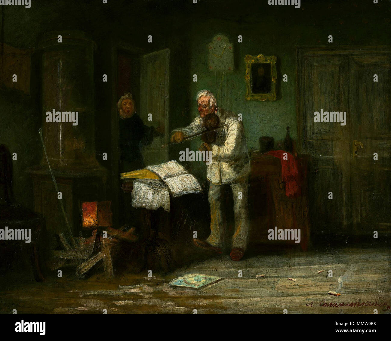 The fiddler painting hi-res stock photography and images - Alamy