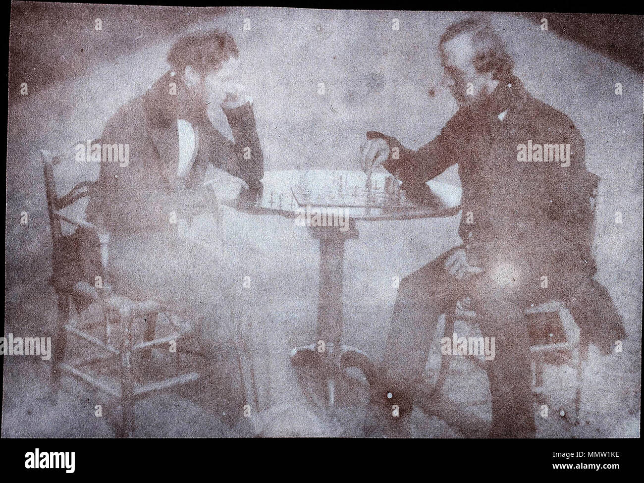 . Русский: Nicolaas Henneman (1813-1898). Chess Players, 1841-1842 Chess Players1 Stock Photo
