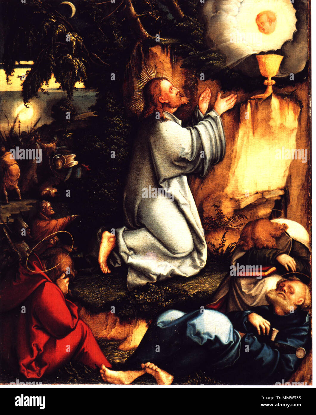 Christus am Ölberg Stock Photo - Alamy