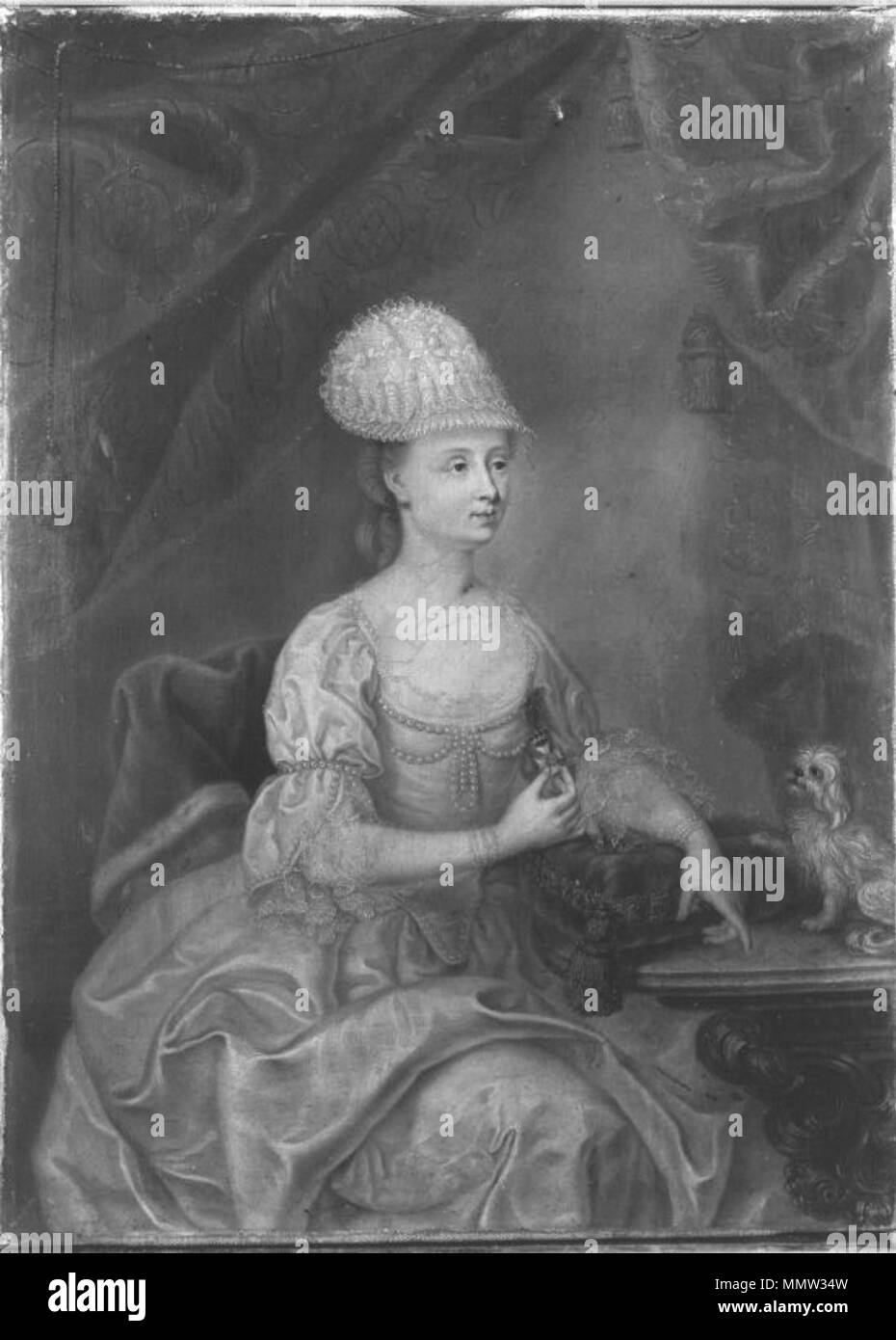 . Portrait of Marie Anna of ZweibrückenBirkenfeld (17531824), wife of