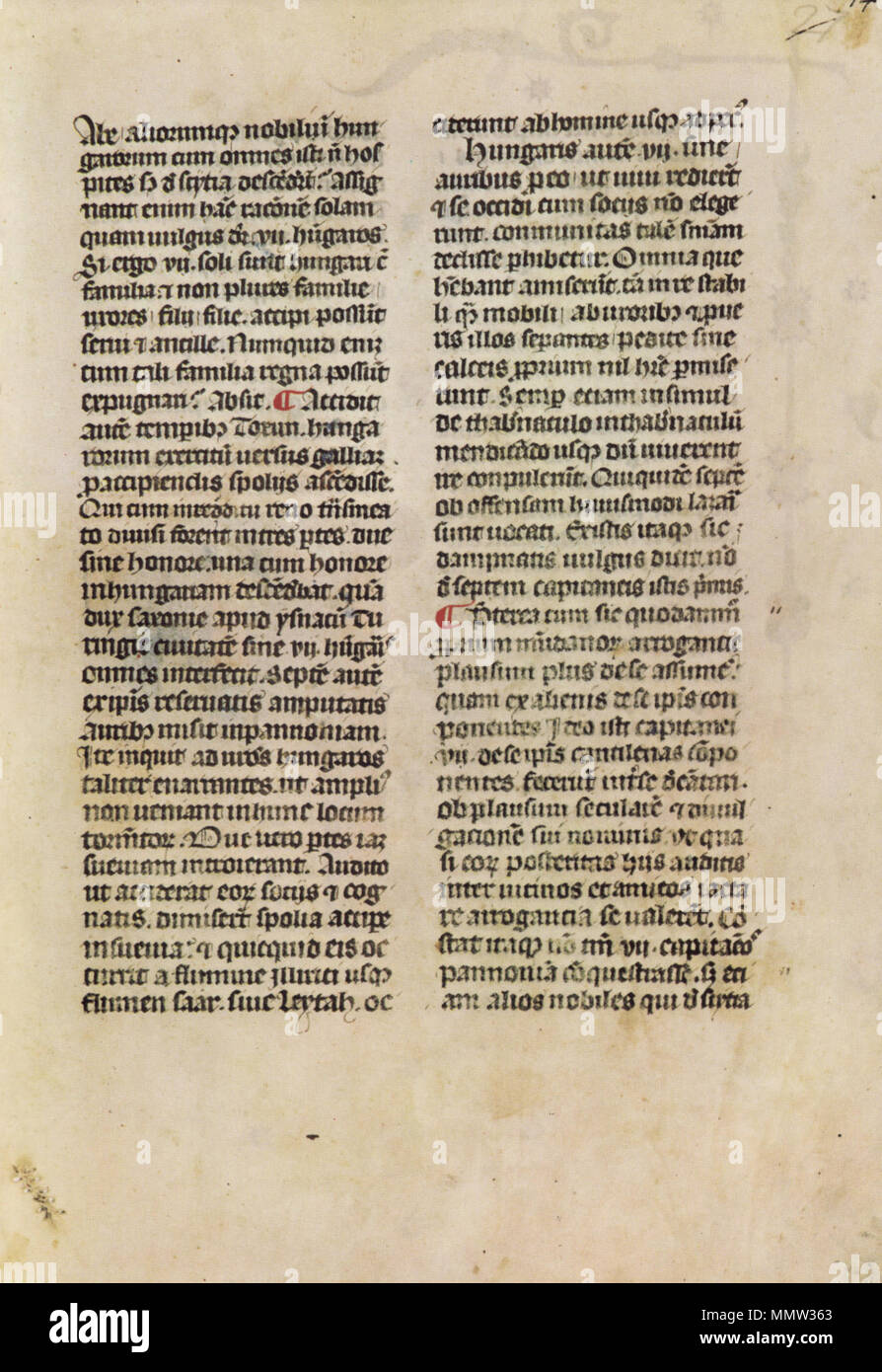 . English: Illuminated Chronicle; Chronicon Pictum; Képes Krónika ...