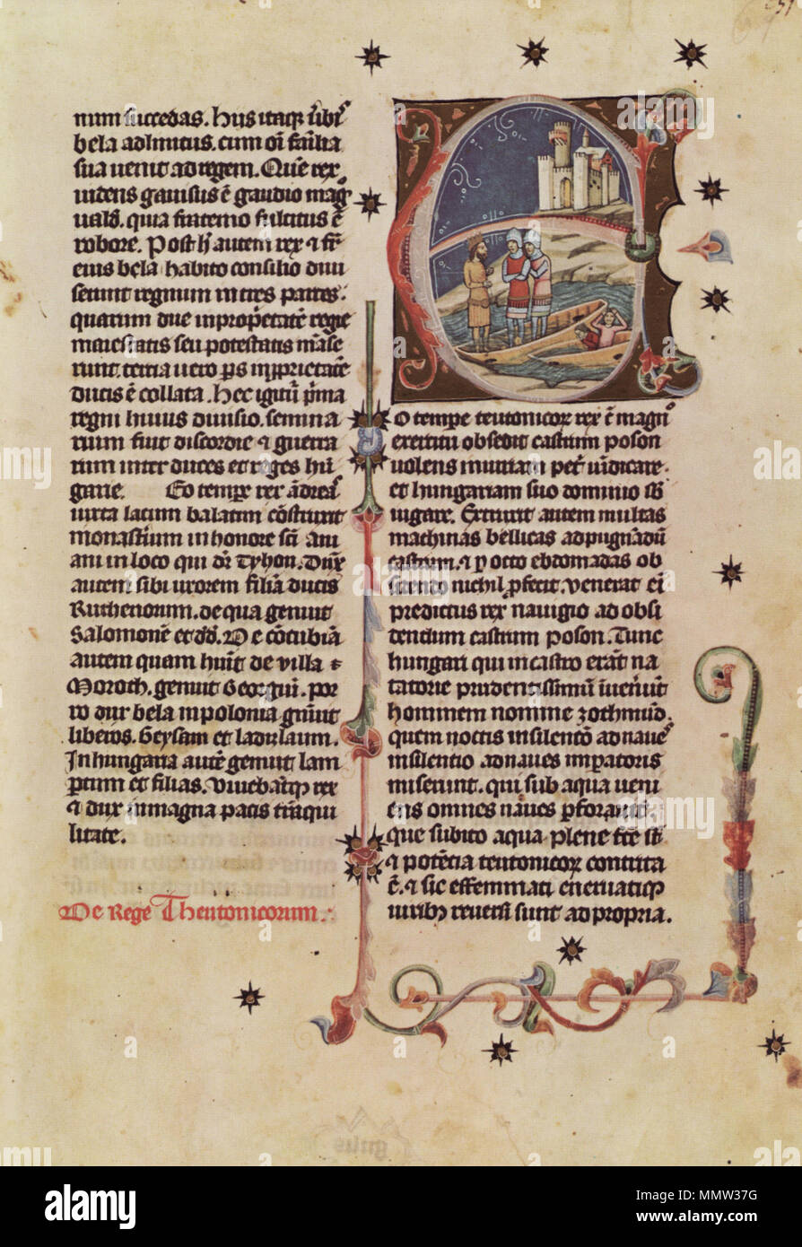 . English: Illuminated Chronicle; Chronicon Pictum; Képes Krónika ...