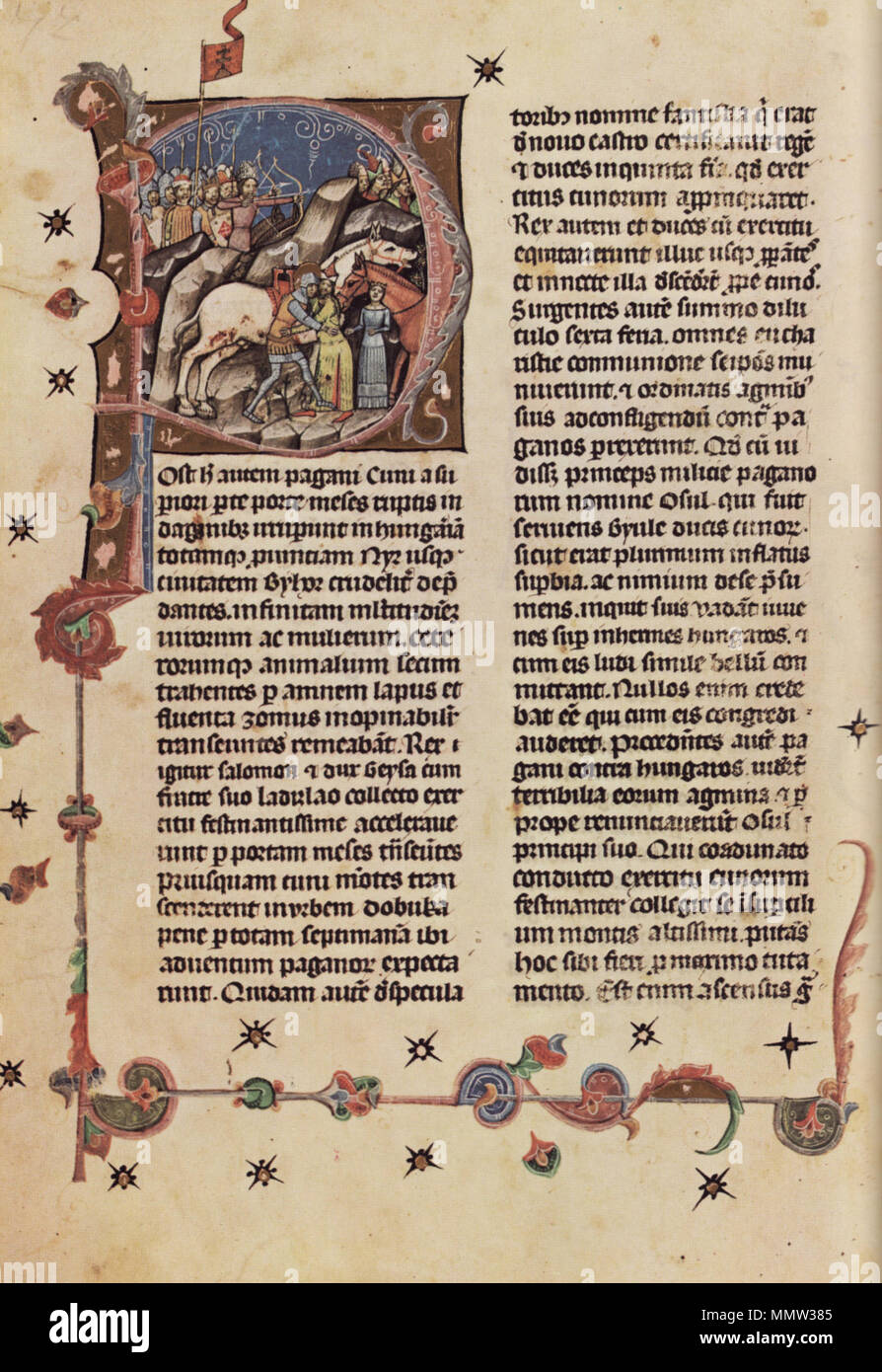 . English: Illuminated Chronicle; Chronicon Pictum; Képes Krónika ...