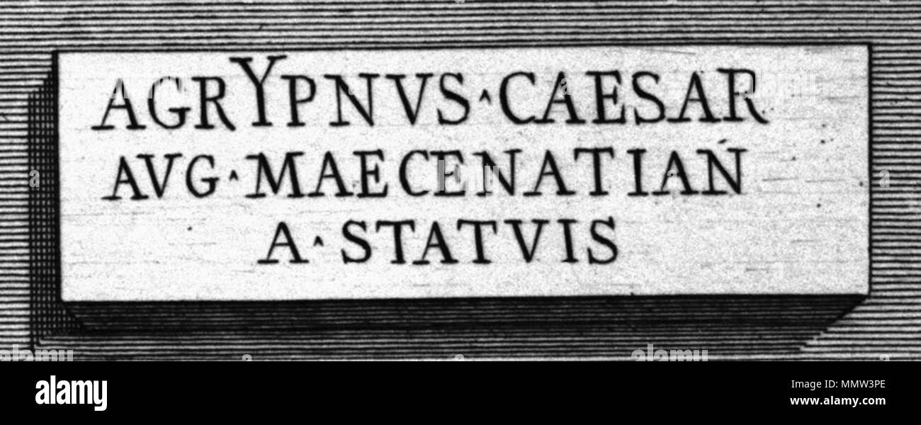 Ancient roman inscription reference hi-res stock photography and images ...