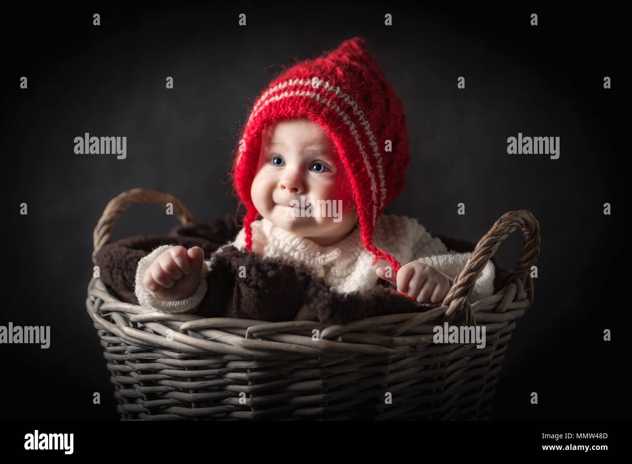 baby girl red hat